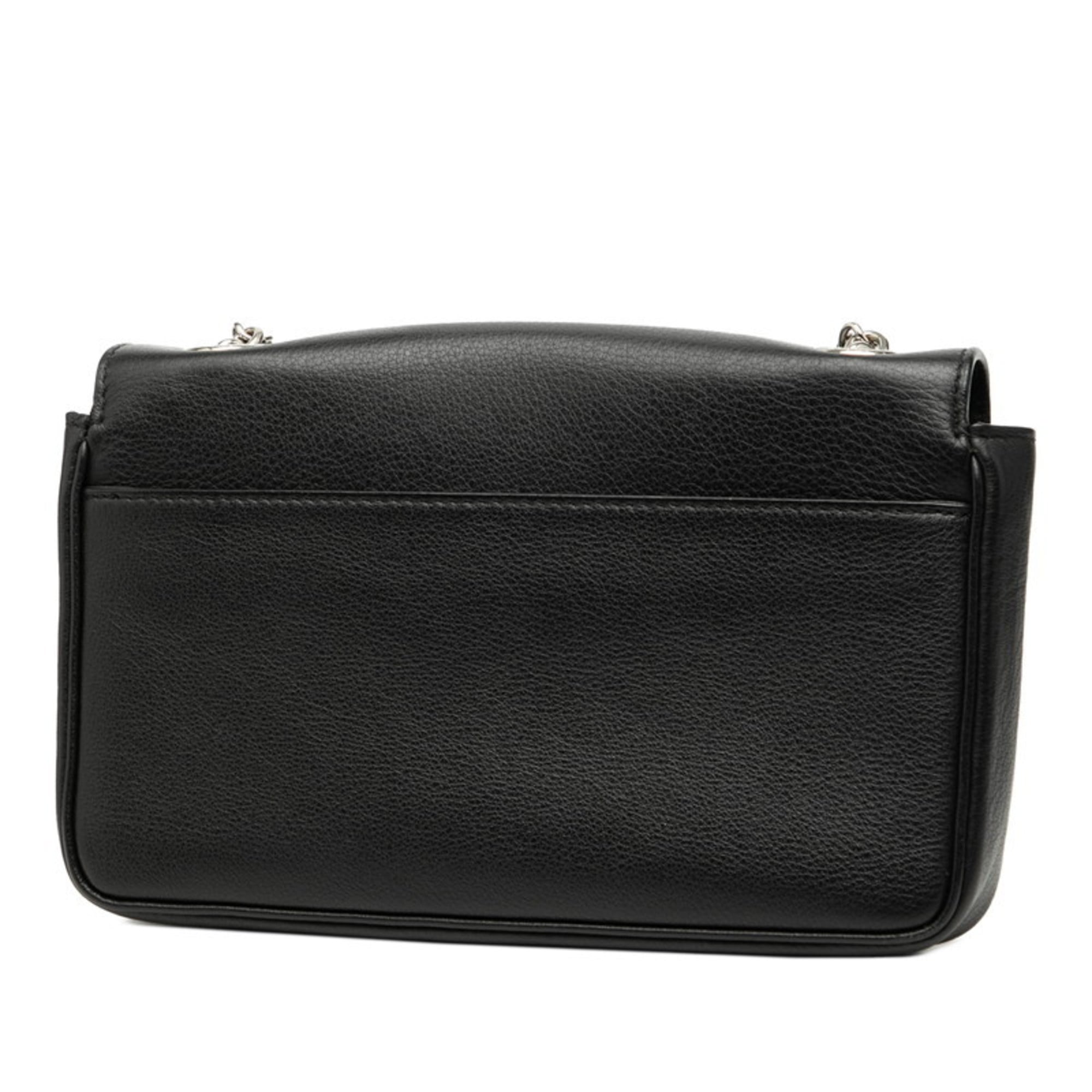 Balenciaga Black Leather Shoulder Bag (Pre-Owned)