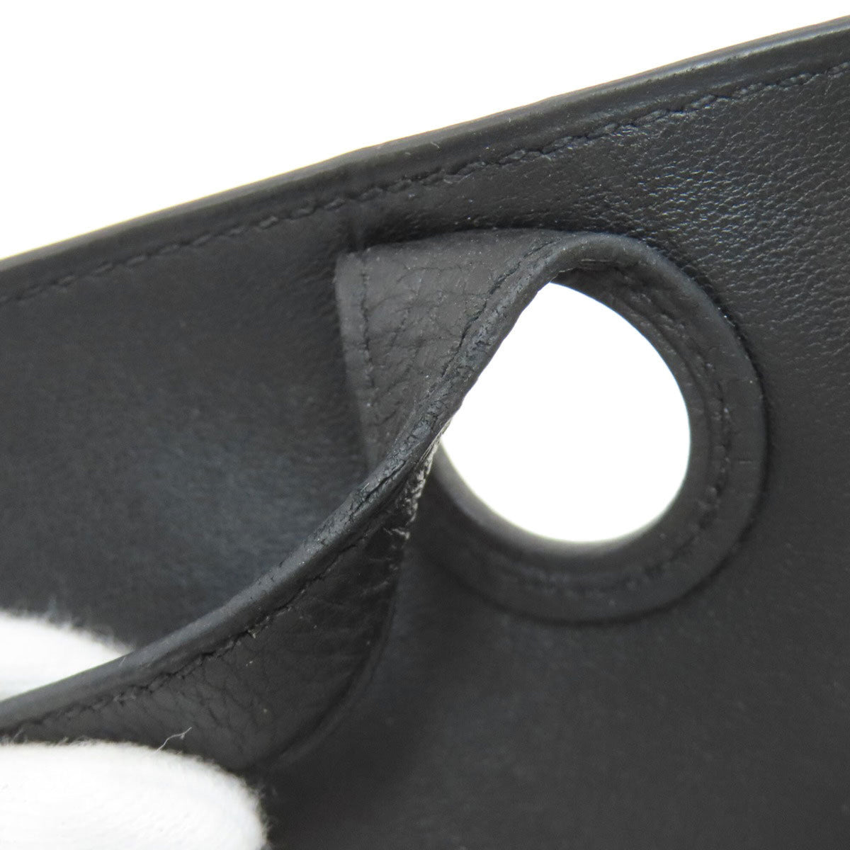 Hermes Black Togo Leather Wallet (Bi-Fold) (Pre-Owned)