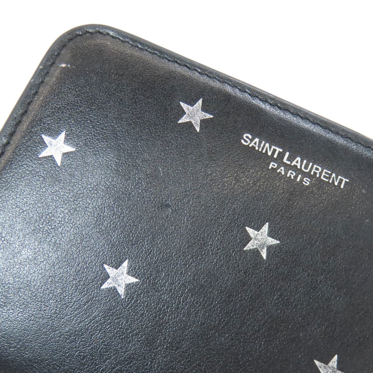 Saint Laurent Black Leather Wallet (Bi-Fold) (Pre-Owned)