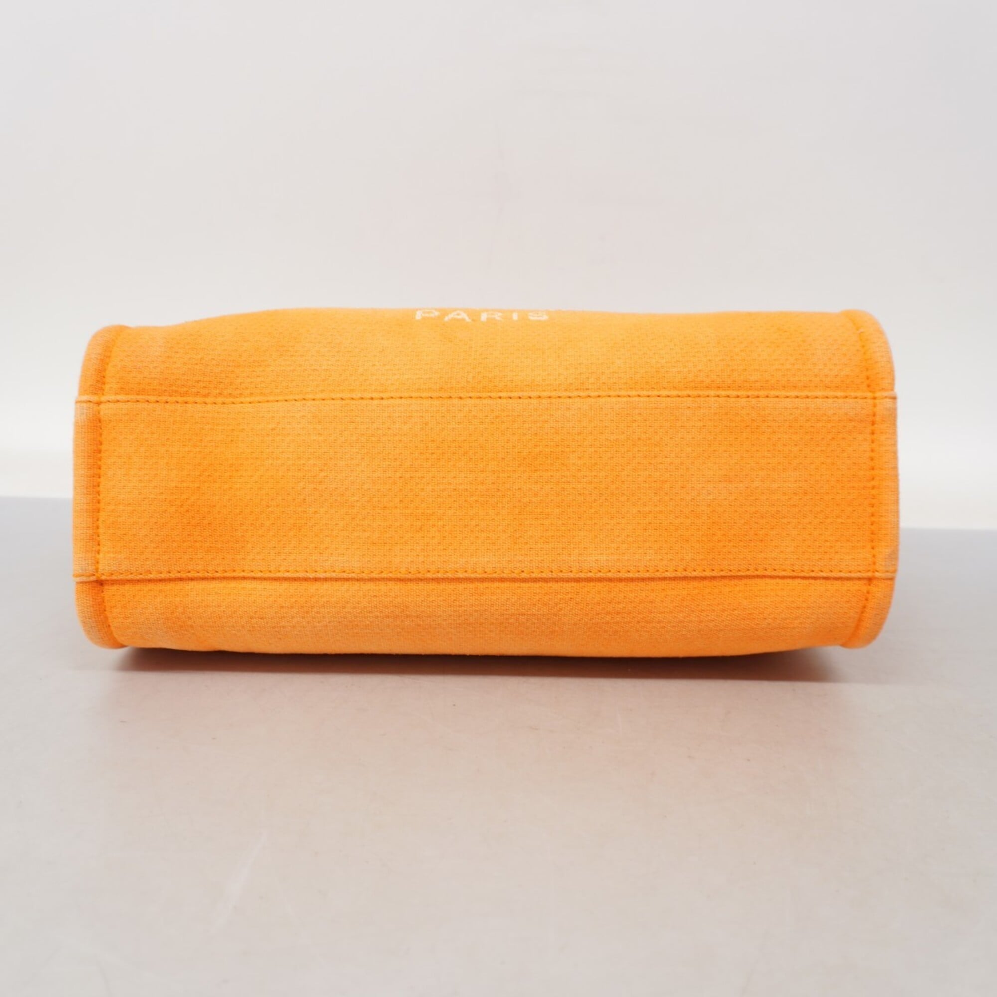 Chanel Orange Canvas Tote Bag (Pre-Owned)