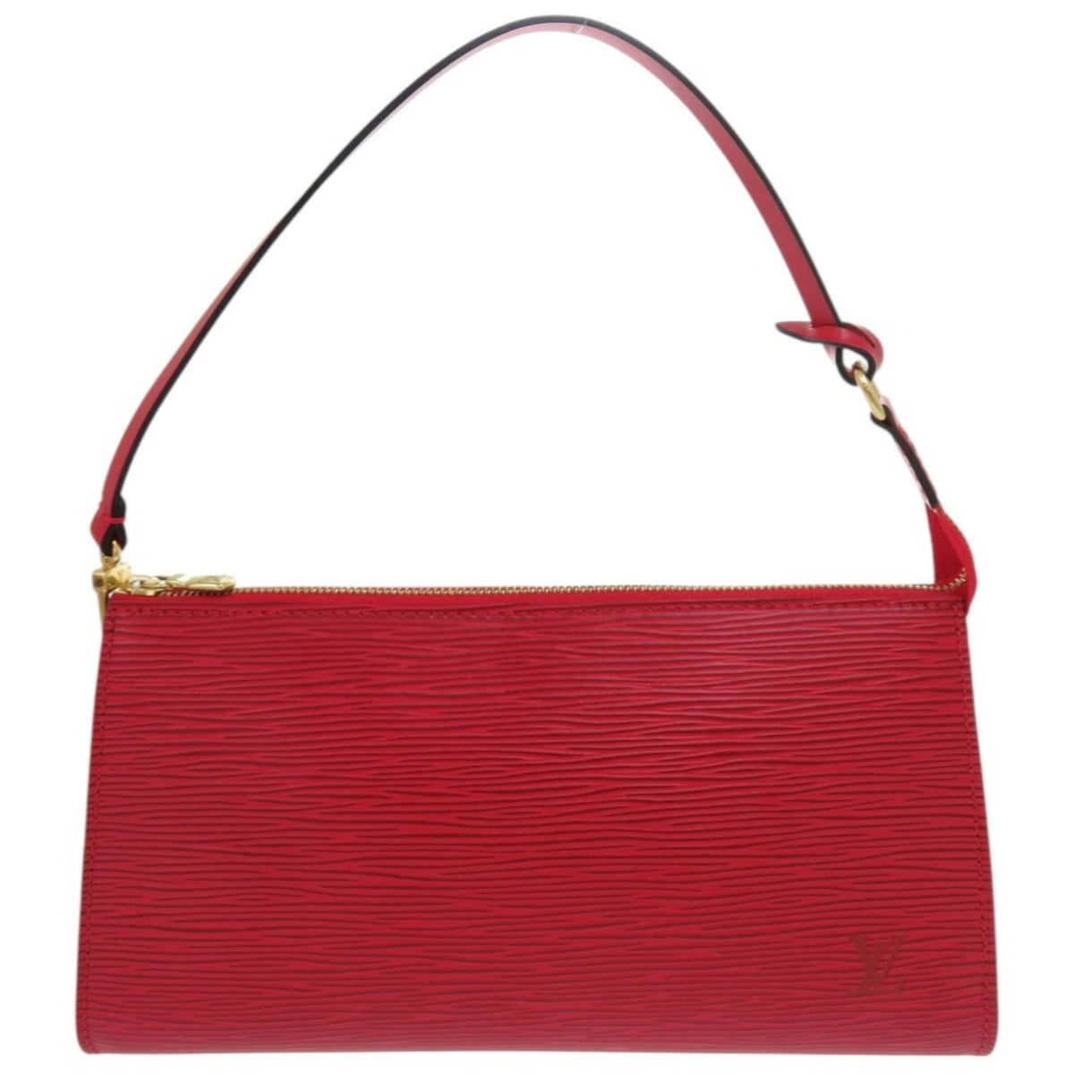 Louis Vuitton Epi Castilian Red Epi Leather Pochette Pouch (Pre-Owned)