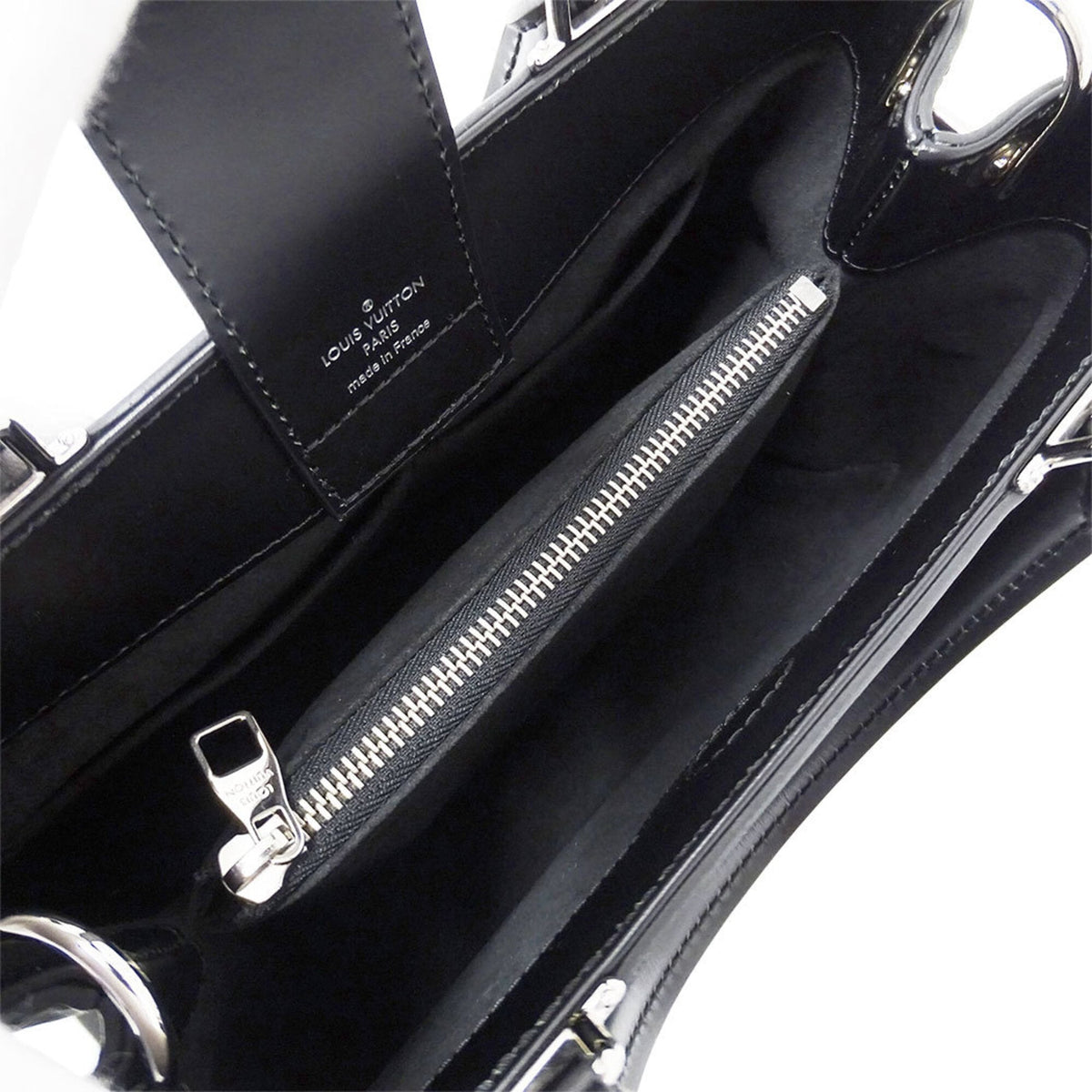 Louis Vuitton Black Noir Epi Leather Handbag Shoulder Bag (Pre-Owned)