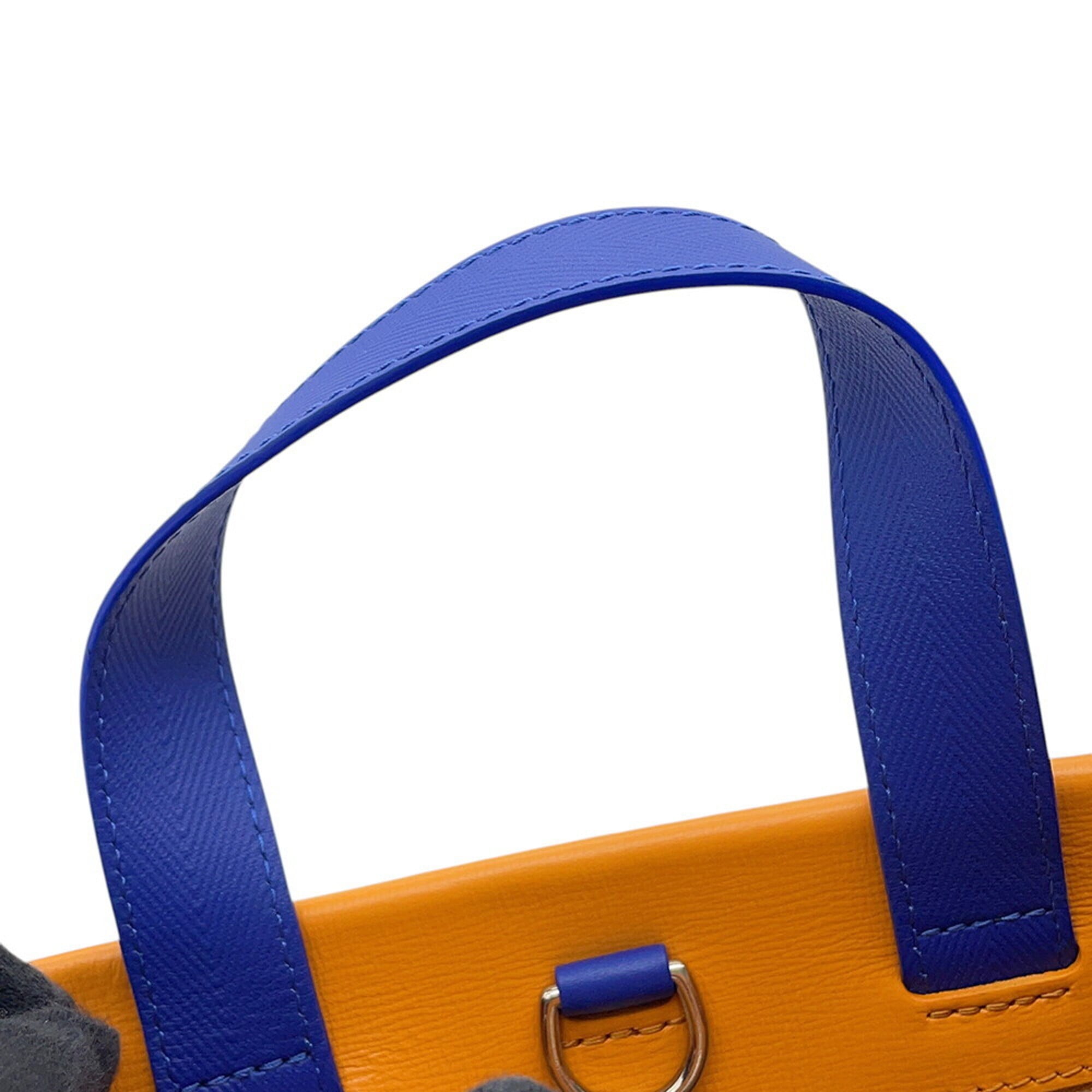 Louis Vuitton Saffron Leather Handbag Tote Bag (Pre-Owned)