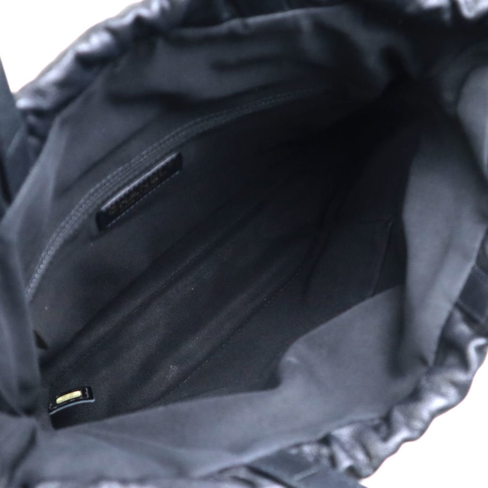 Chanel Black Leather Handbag Shoulder Bag (Pre-Owned)