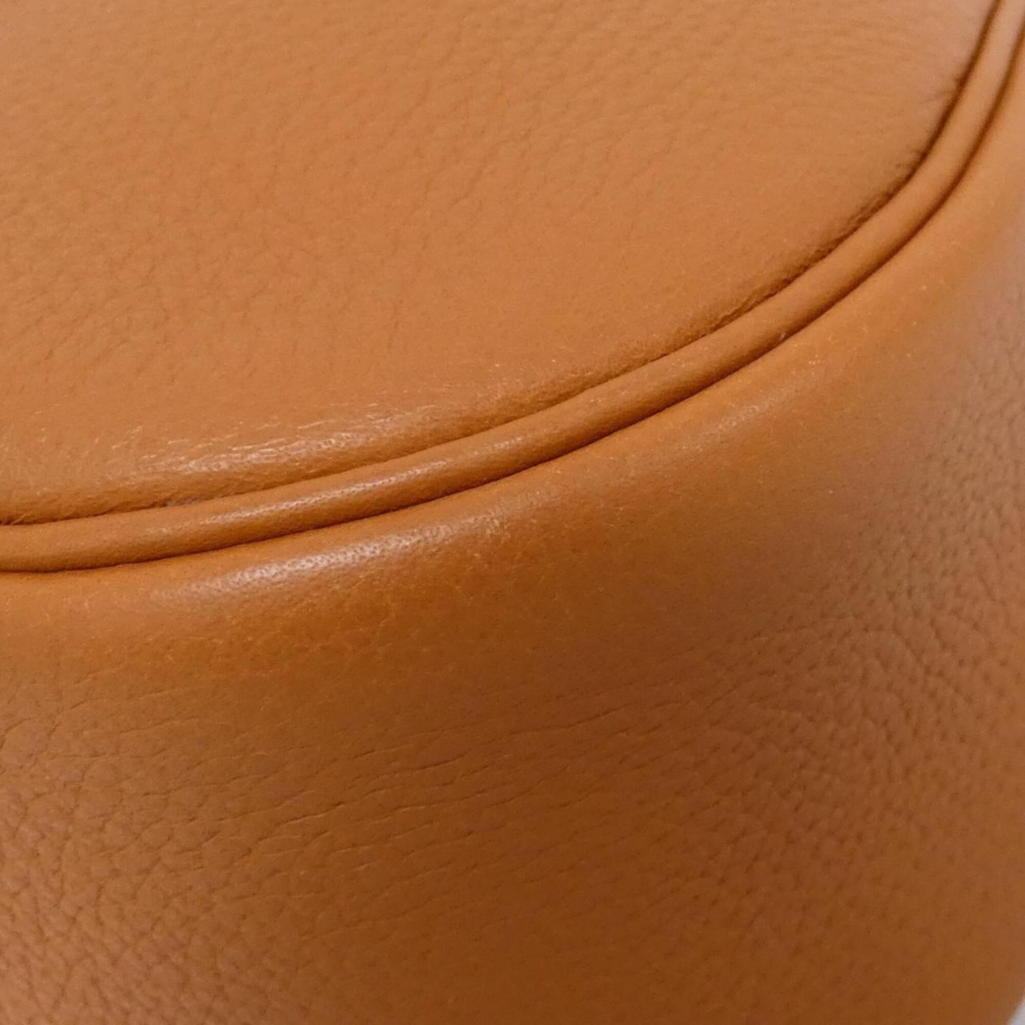Hermes Brown Etrusque Taurillon Clemence Leather Shoulder Bag (Pre-Owned)