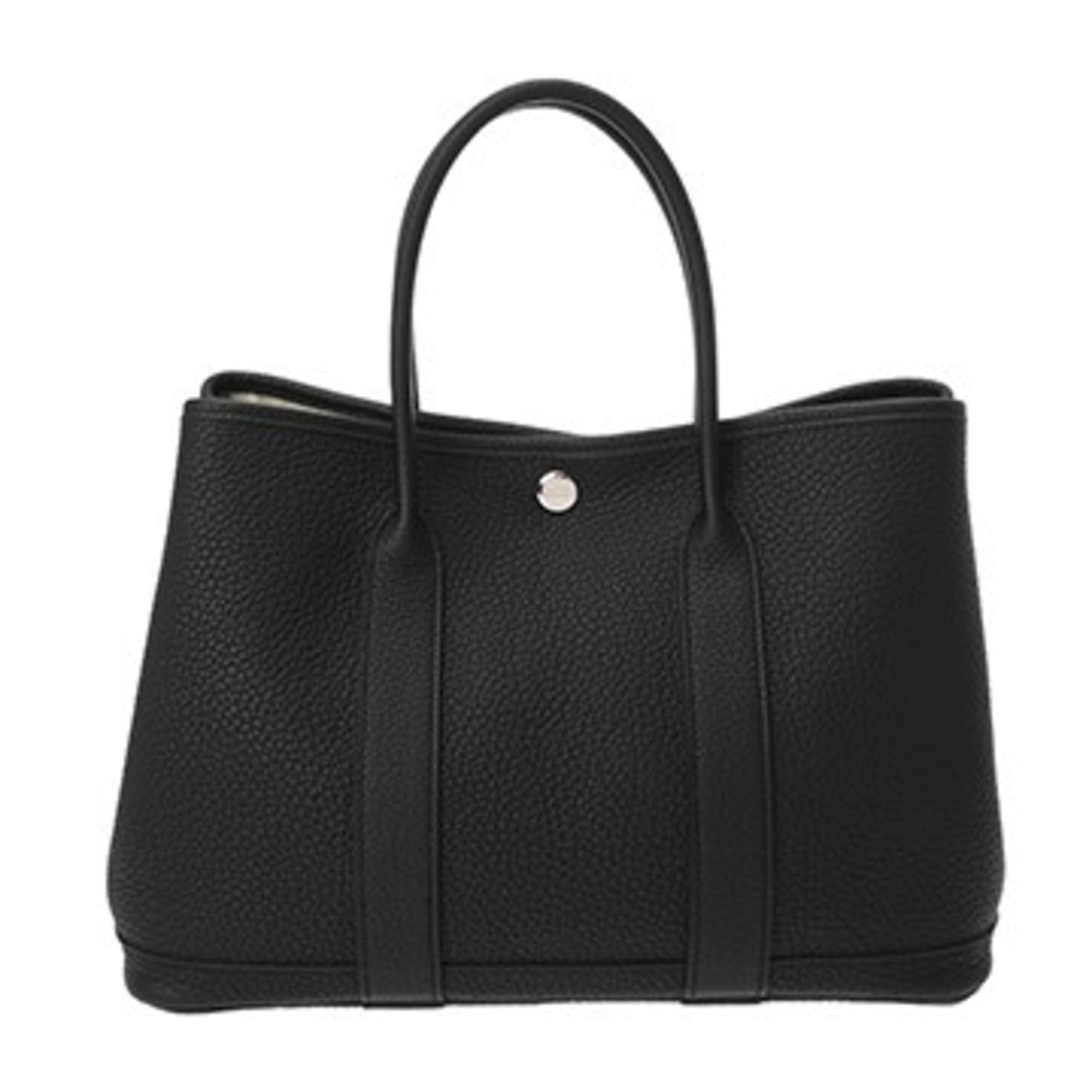 Hermes Black Negonda Leather Handbag (Pre-Owned)