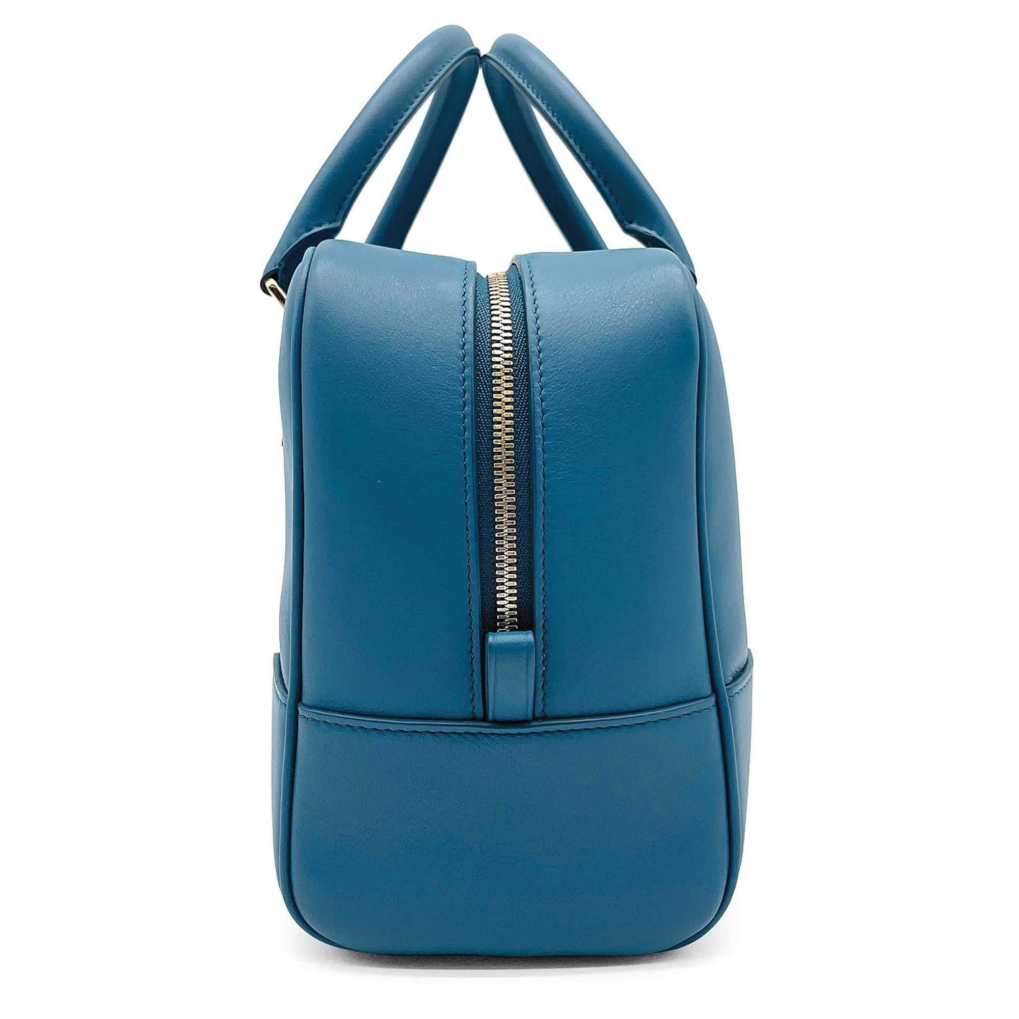 Loewe Blue Leather Shoulder Bag (Pre-Owned)