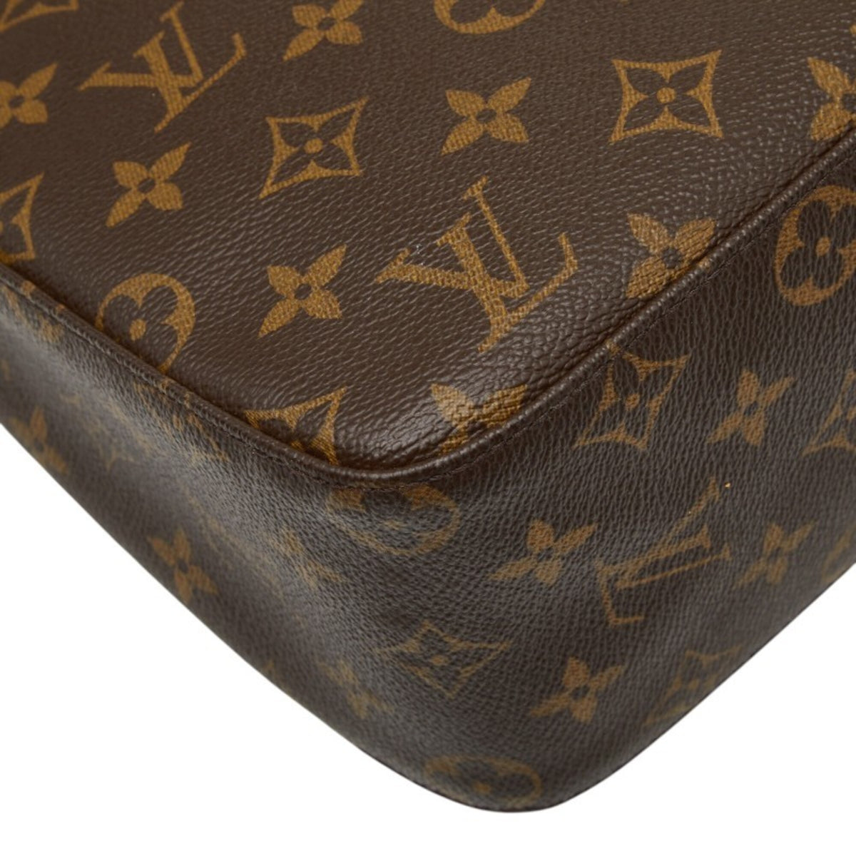 Louis Vuitton Monogram Brown Pvc Leather Handbag Shoulder Bag (Pre-Owned)