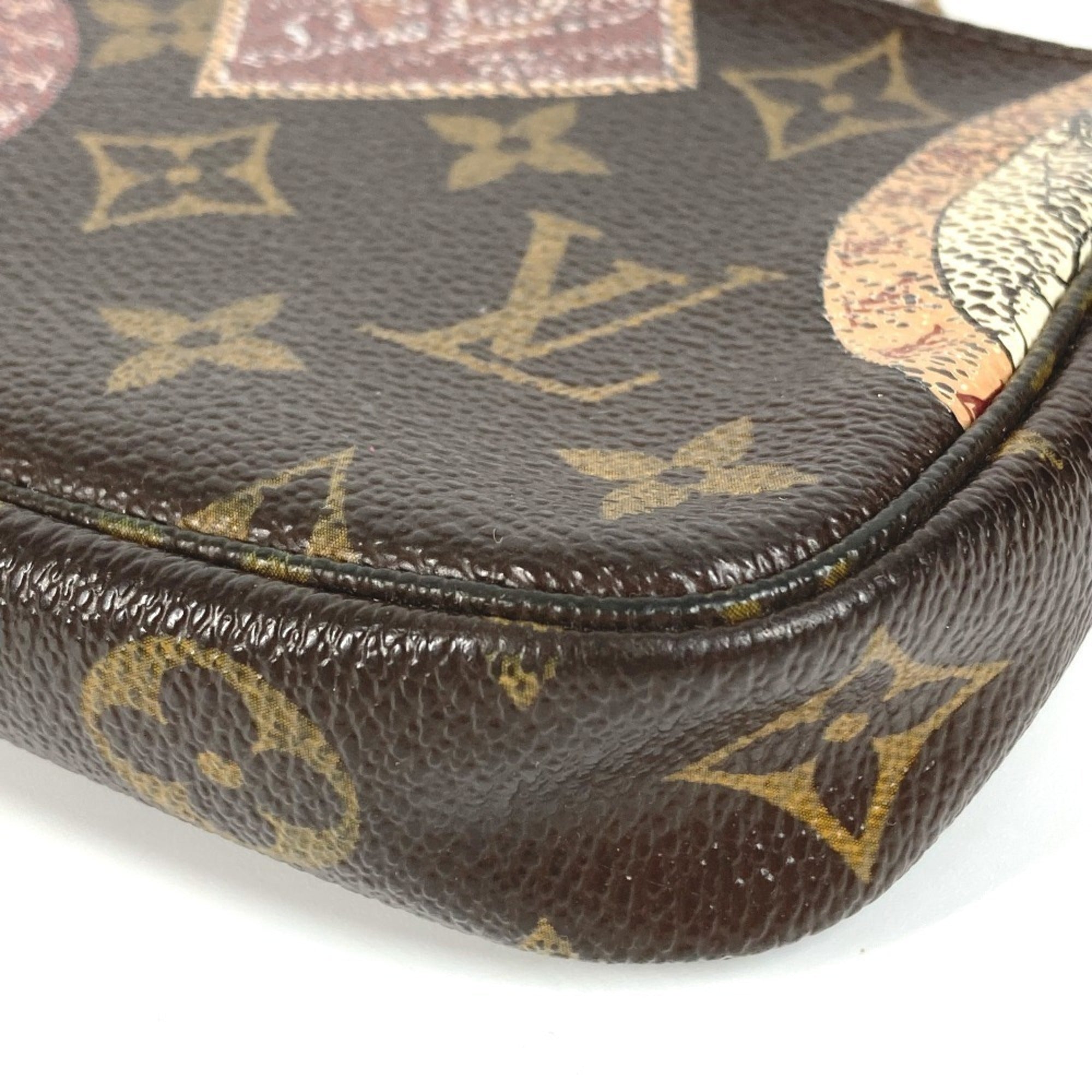 Louis Vuitton Brown Monogram Monogram Handbag Pochette Shoulder Bag (Pre-Owned)