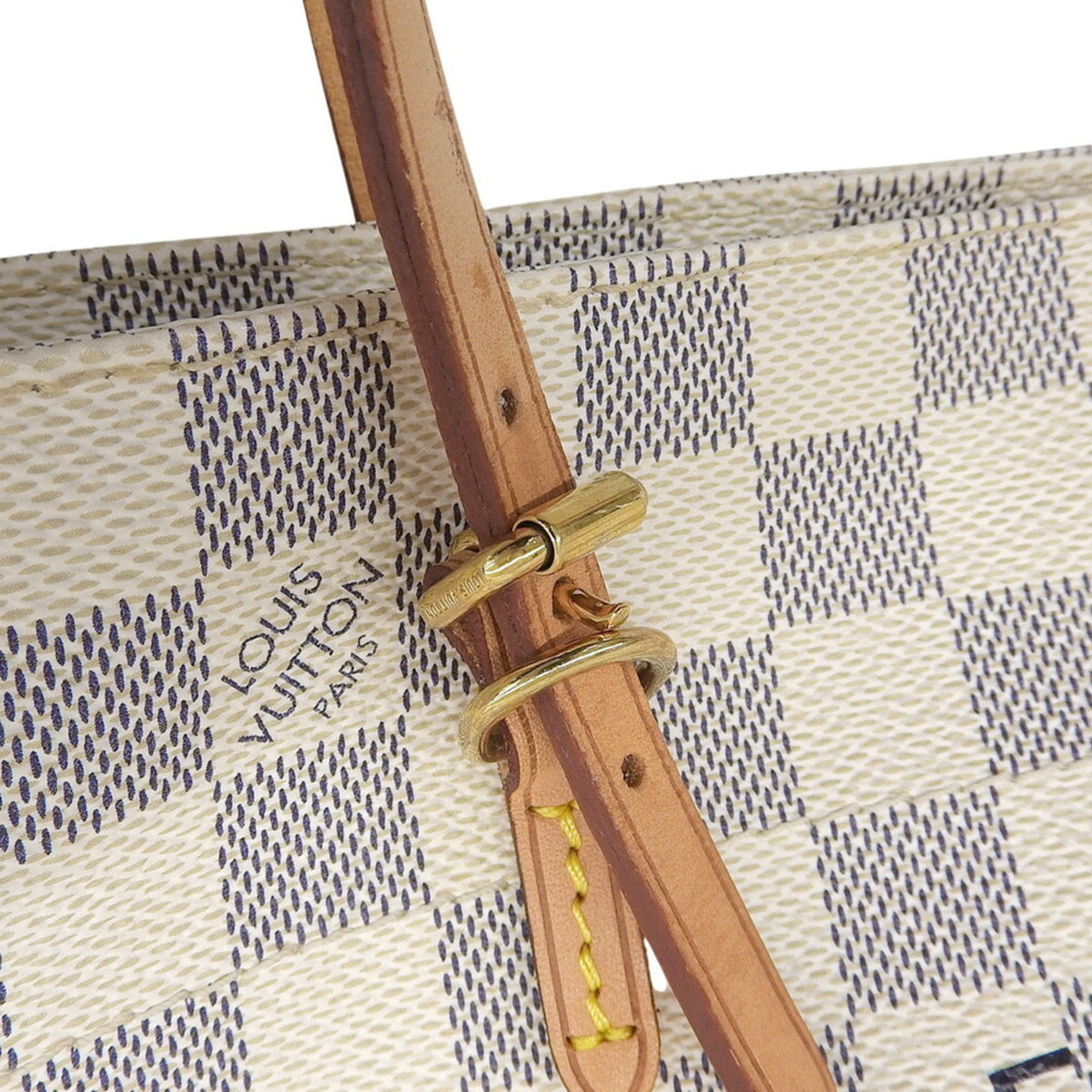 Louis Vuitton Damier Azur Pvc Tote Bag (Pre-Owned)
