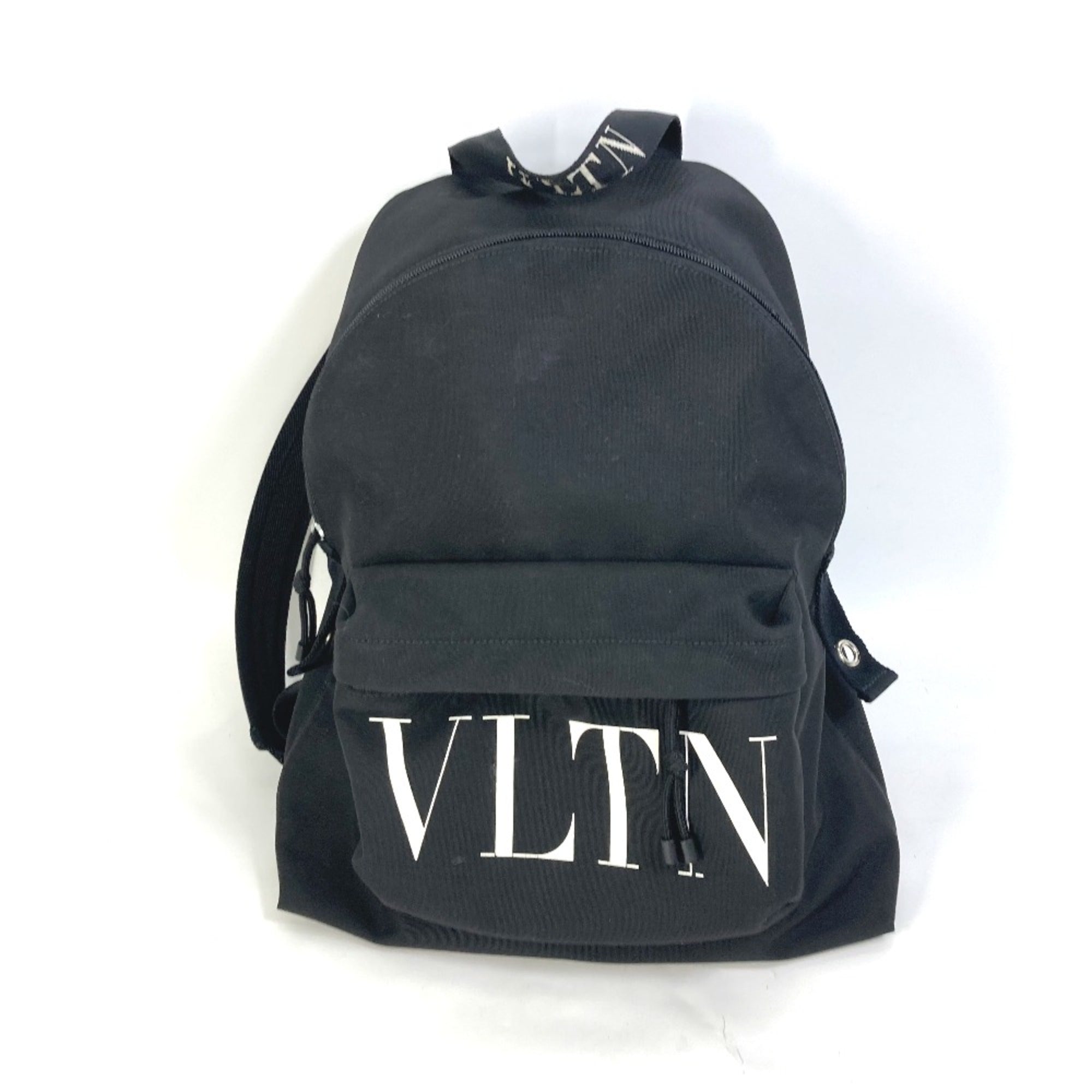 Valentino Black Cloth Backpack (Pre-Owned)
