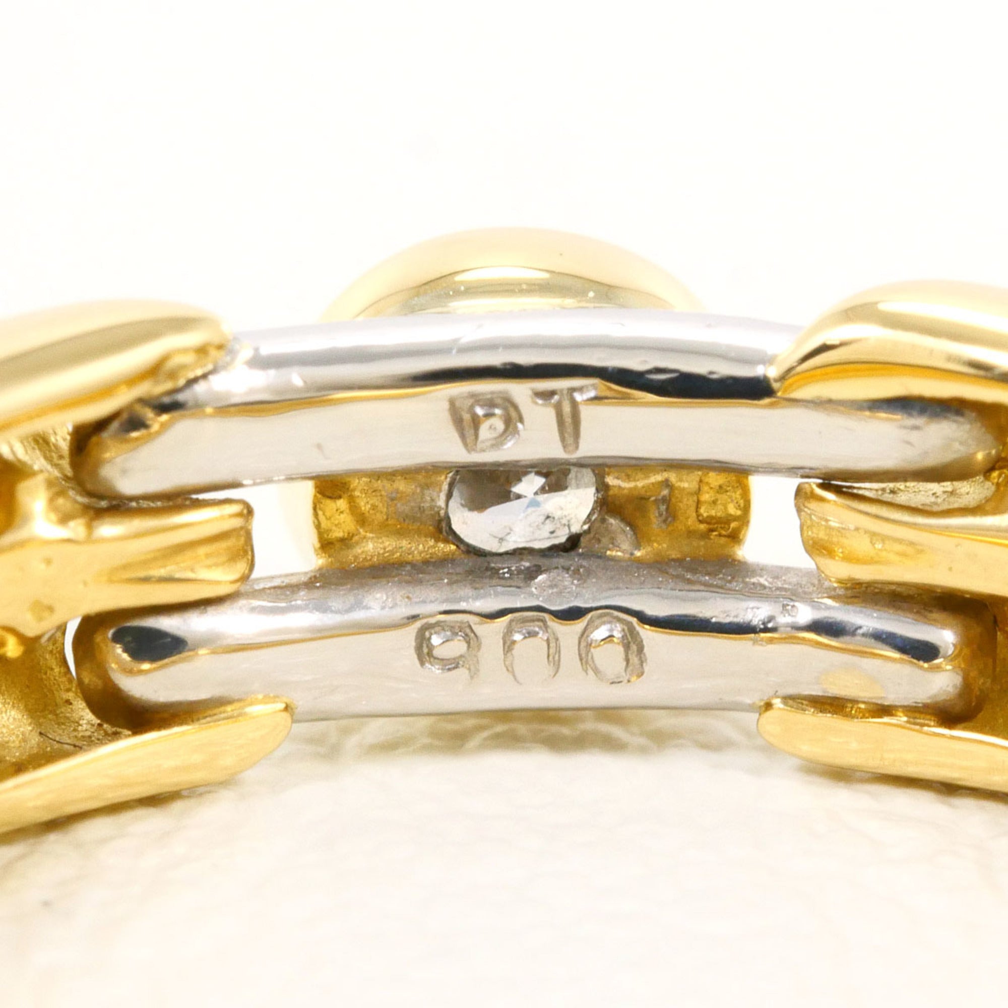 Unbranded Platinum Yellow Gold Yellow Gold (18K) Platinum Band Ring (Pre-Owned)