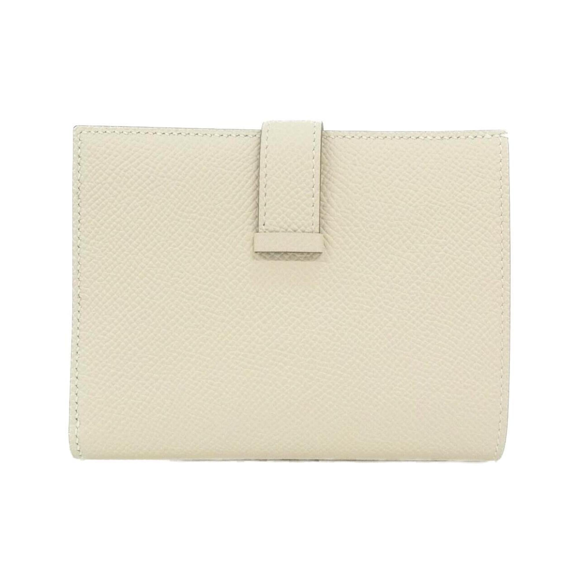 Hermes White Epsom Leather Wallet (Bi-Fold) (Pre-Owned)