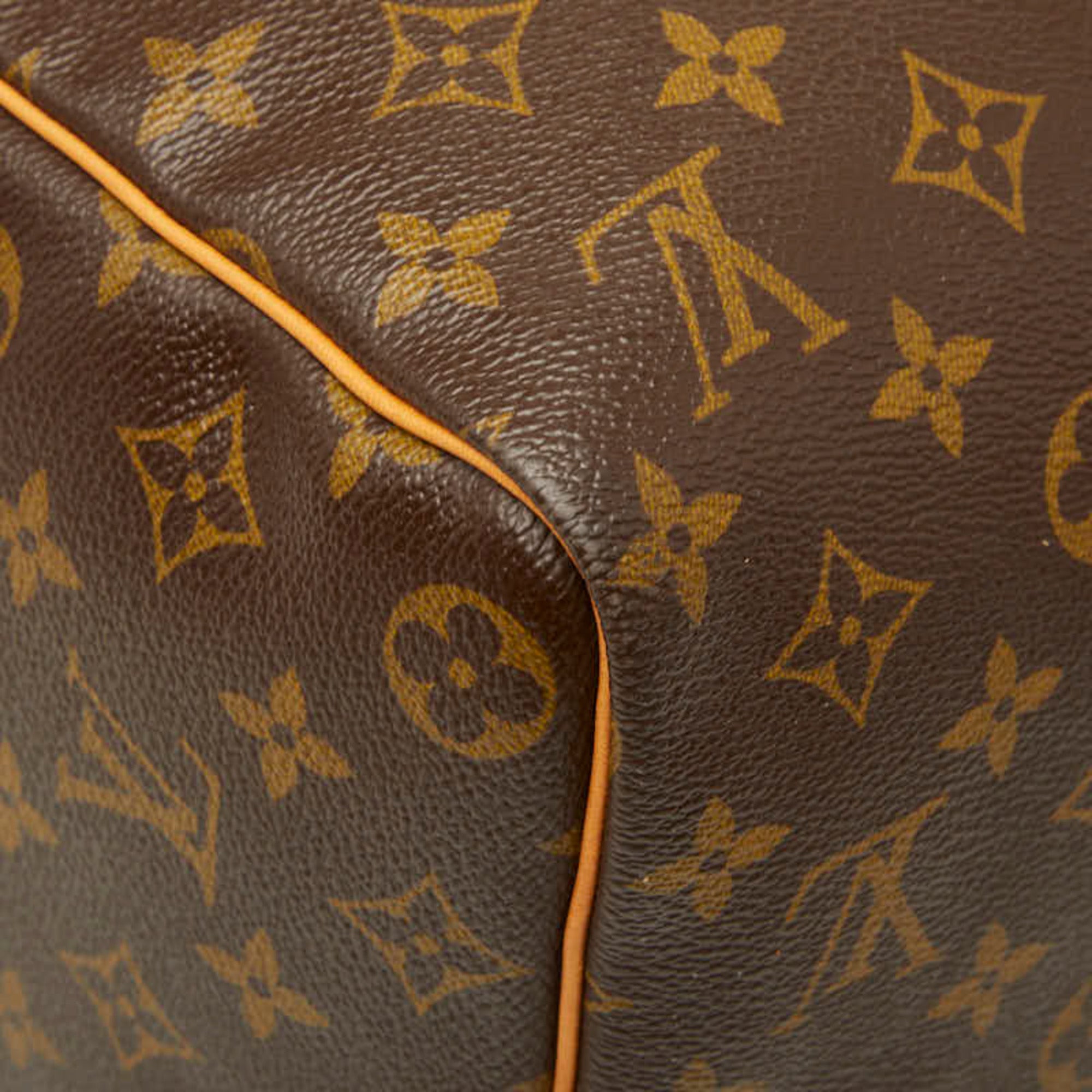 Louis Vuitton Brown Monogram Pvc Leather Boston Bag Handbag (Pre-Owned)