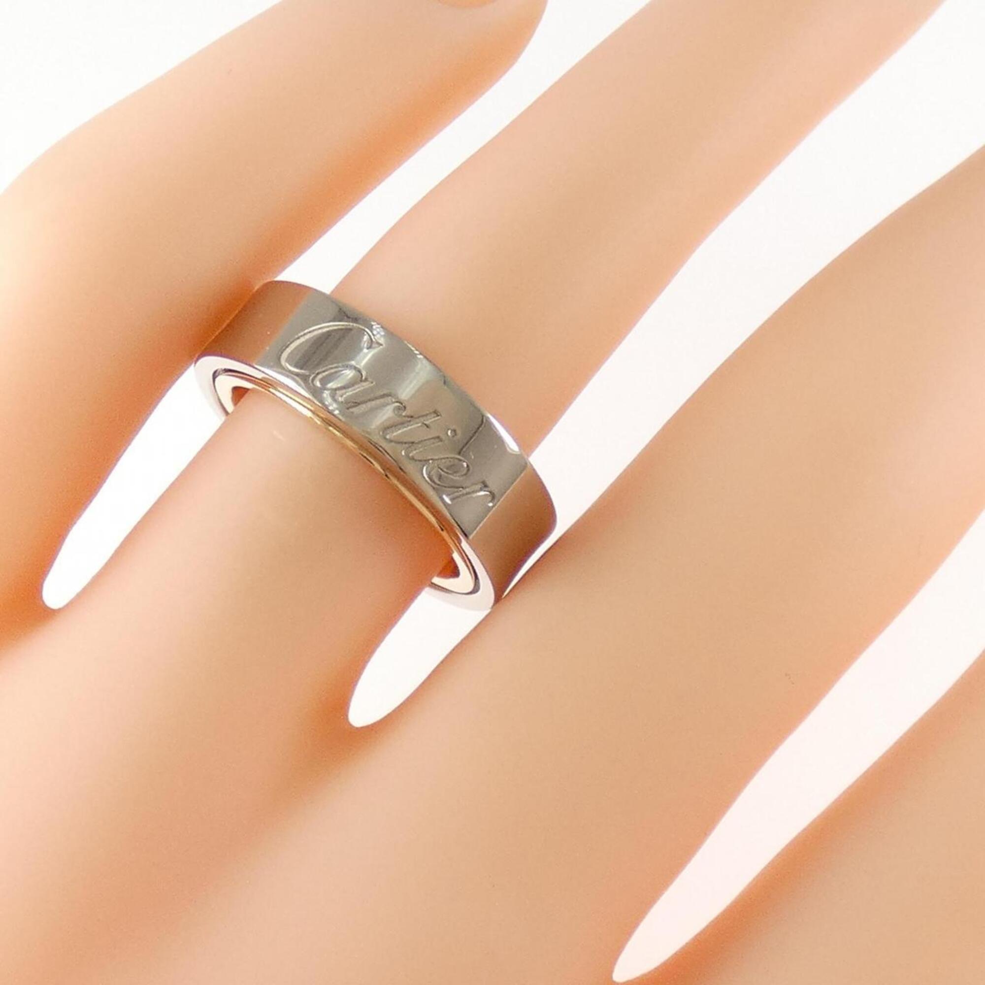 Cartier Pink Gold (18K) White Gold (18K) Band Ring (Pre-Owned)