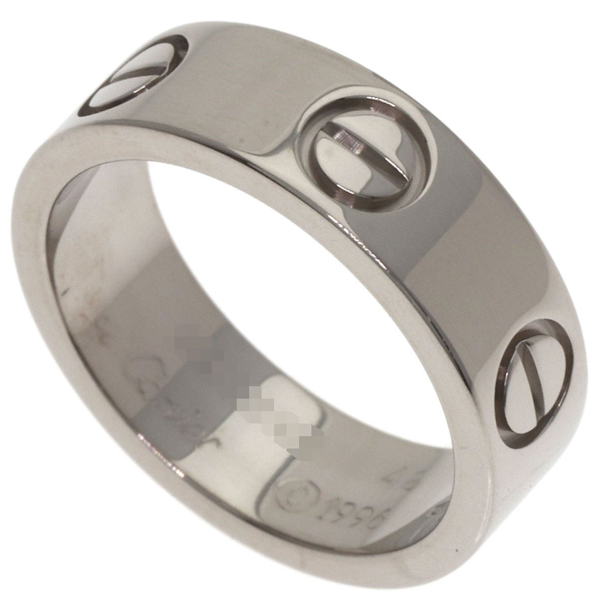 Cartier Love White Gold (18K) Band Ring (Pre-Owned)
