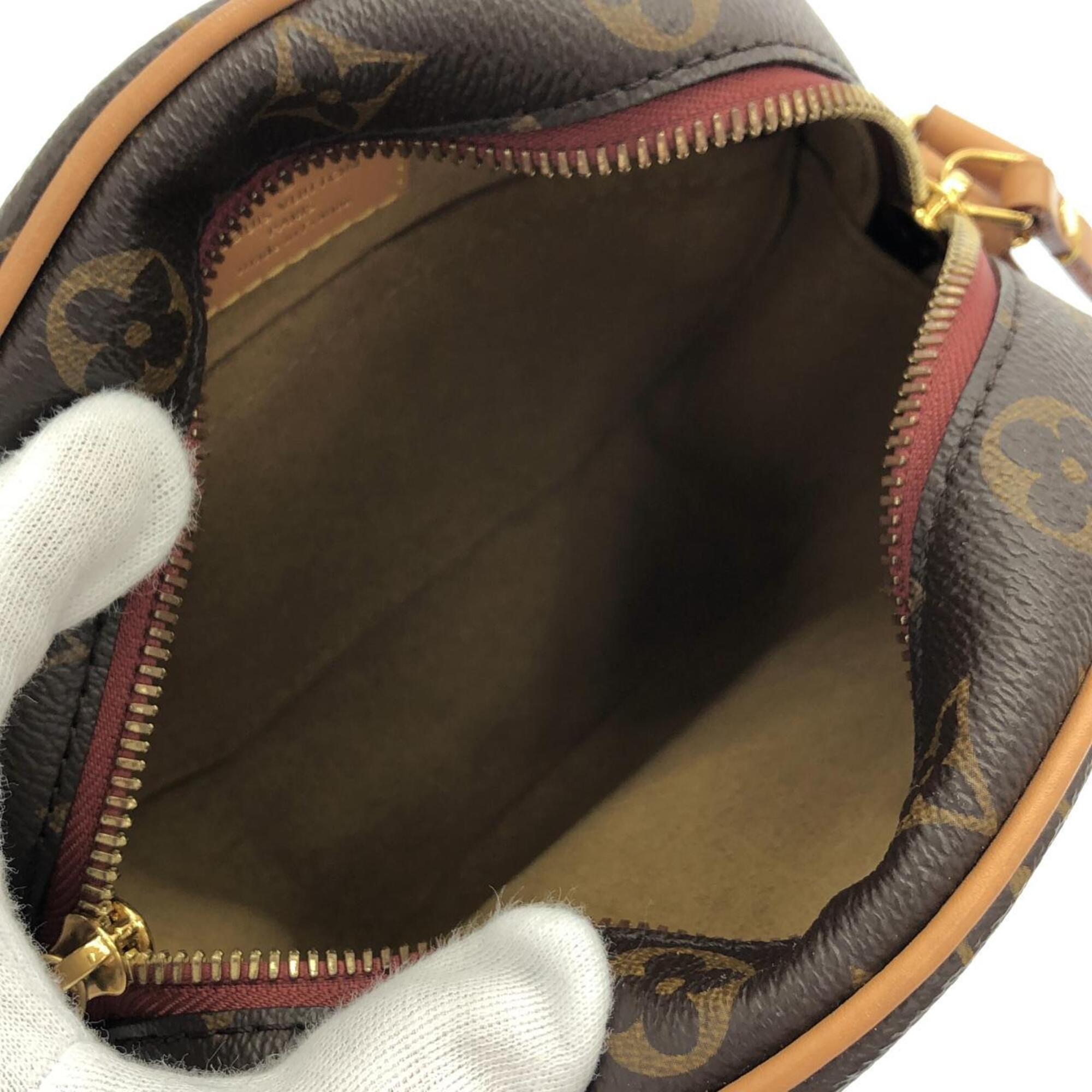Louis Vuitton Brown Coated Canvas Shoulder Bag (Pre-Owned)