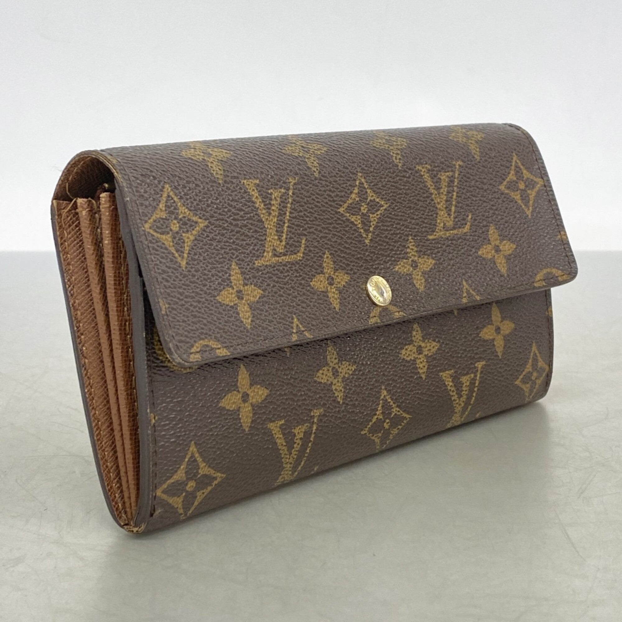 Louis Vuitton Brown Long Wallet (Bi-Fold) (Pre-Owned)