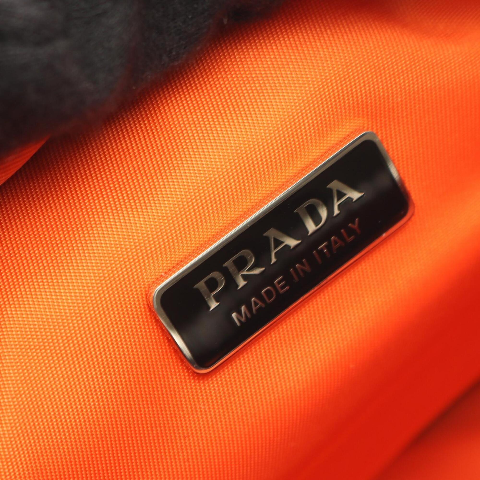 Prada Black Khaki Tessuto Handbag (Pre-Owned)