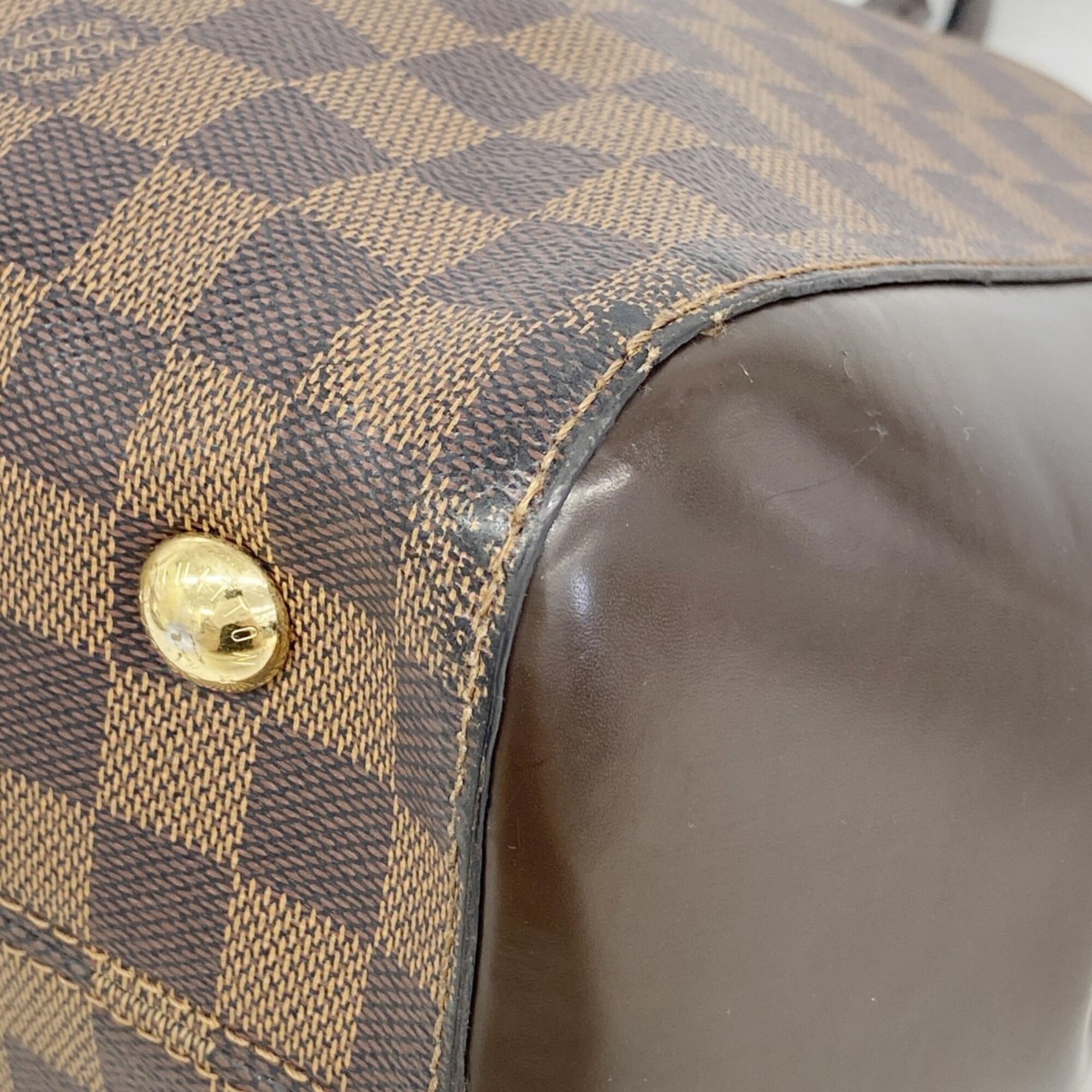 Louis Vuitton Ebene Handbag (Pre-Owned)