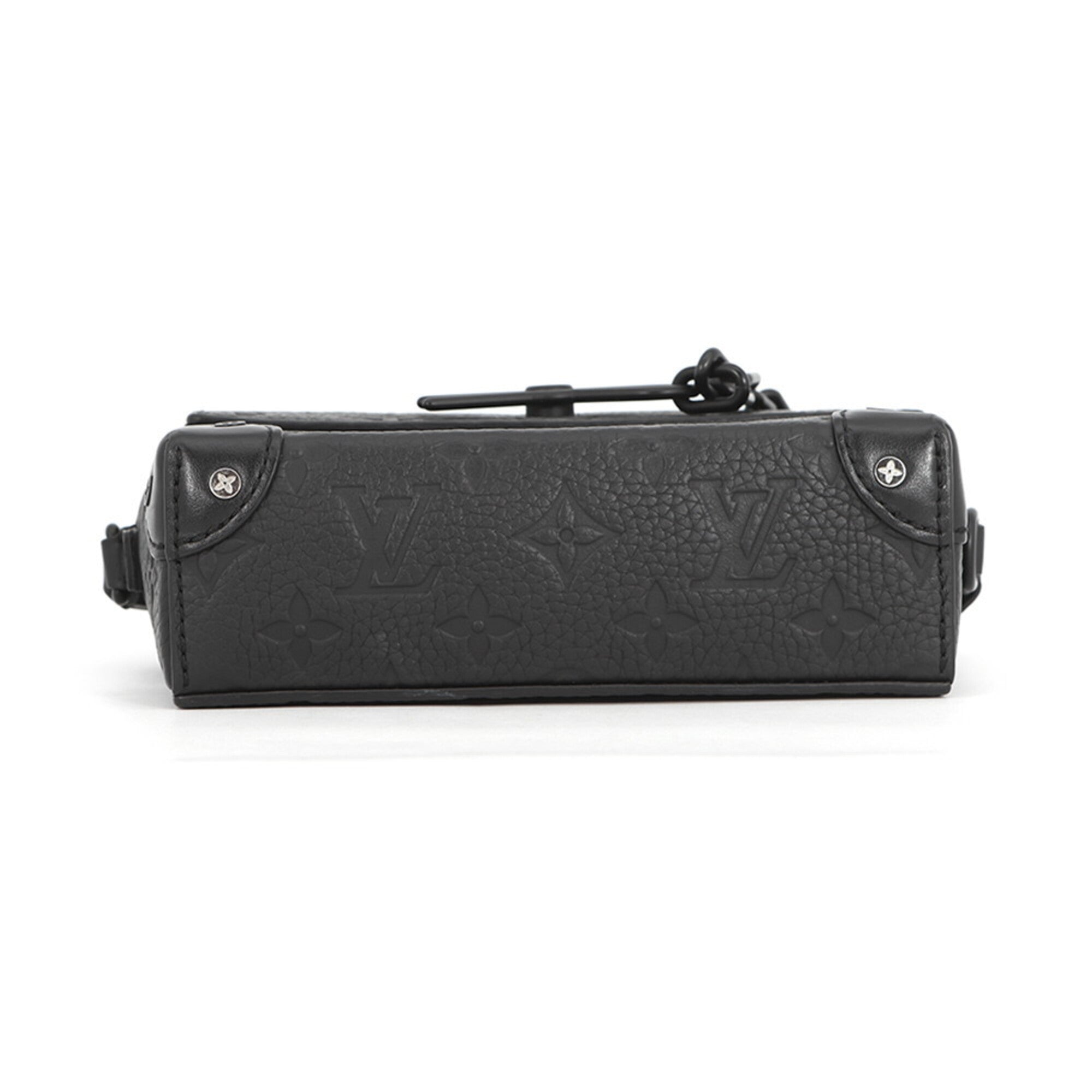 Louis Vuitton Black Noir Monogram Leather Long Wallet (Bi-Fold) (Pre-Owned)
