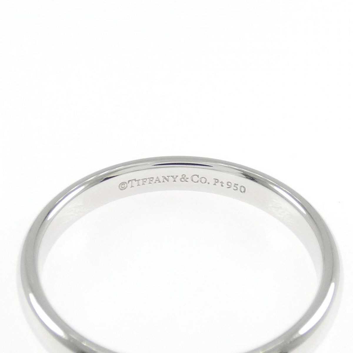 Tiffany Platinum 950 Band Ring (Pre-Owned)