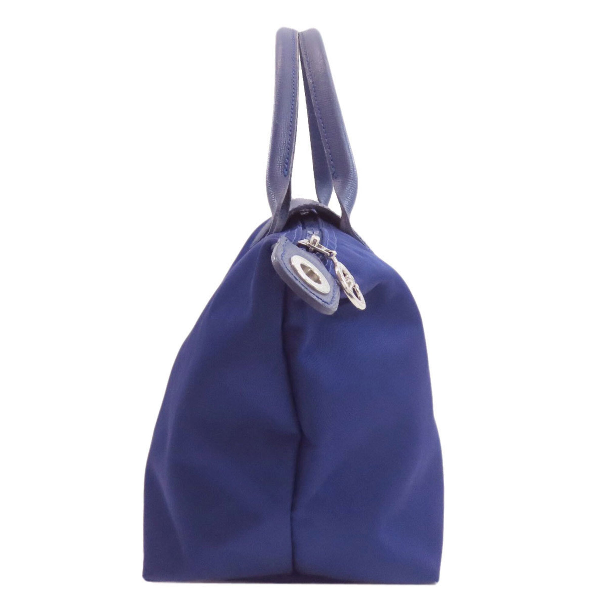 Longchamp Blue Nylon Tote Bag (Pre-Owned)