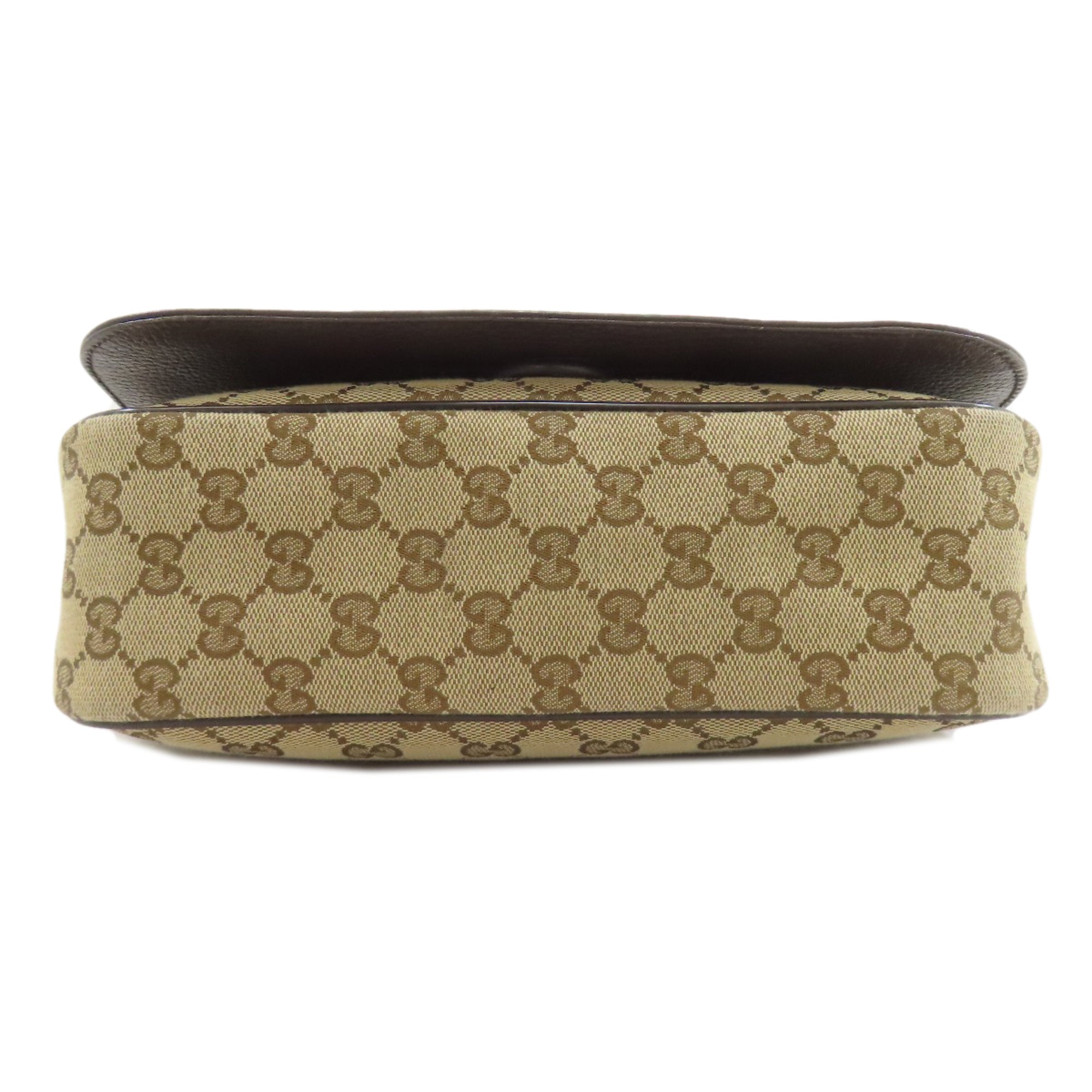Gucci Brown Canvas Shoulder Bag (Pre-Owned)