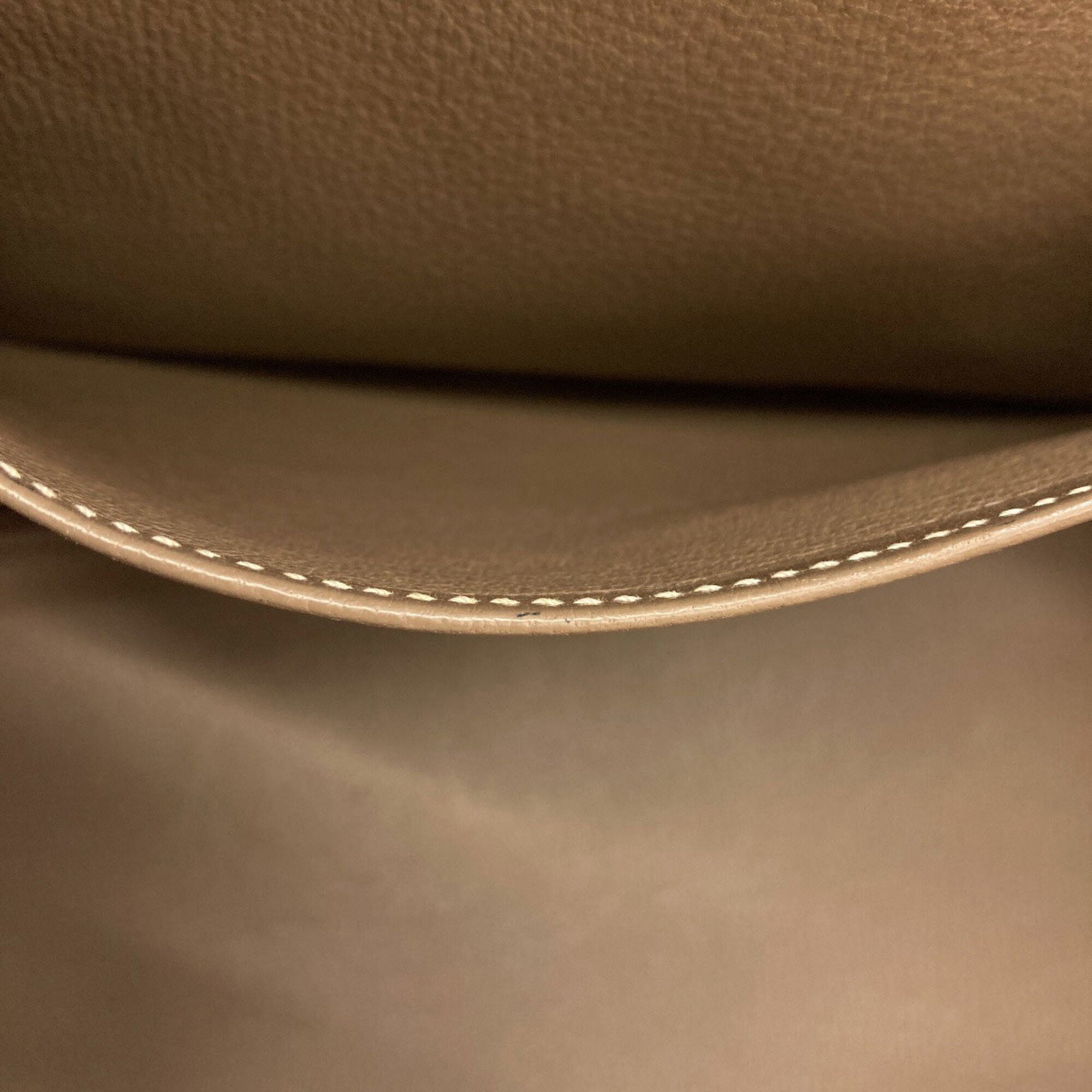 Hermes Birkin Etoupe Gray Togo Leather Handbag (Pre-Owned)
