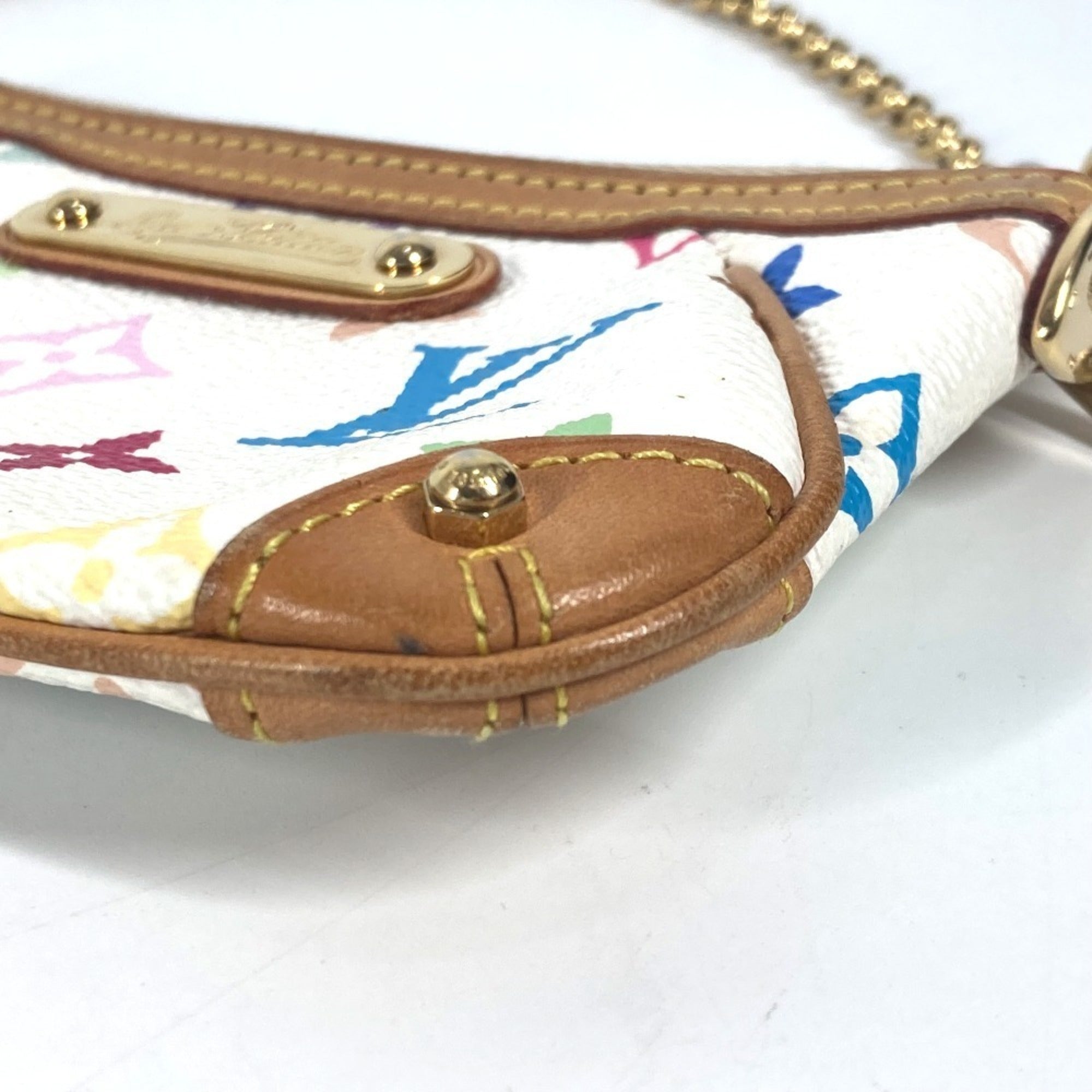 Louis Vuitton Monogram Multicolore Blanc Monogram Multicolore Handbag (Pre-Owned)