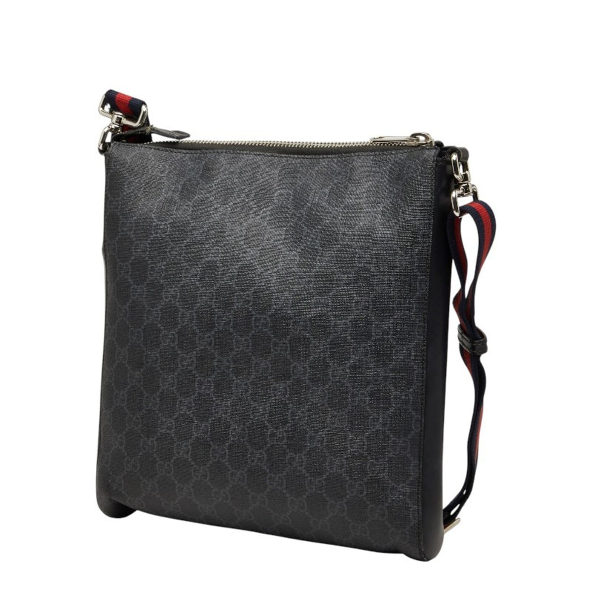 Gucci Black Pvc Leather Shoulder Bag (Pre-Owned)