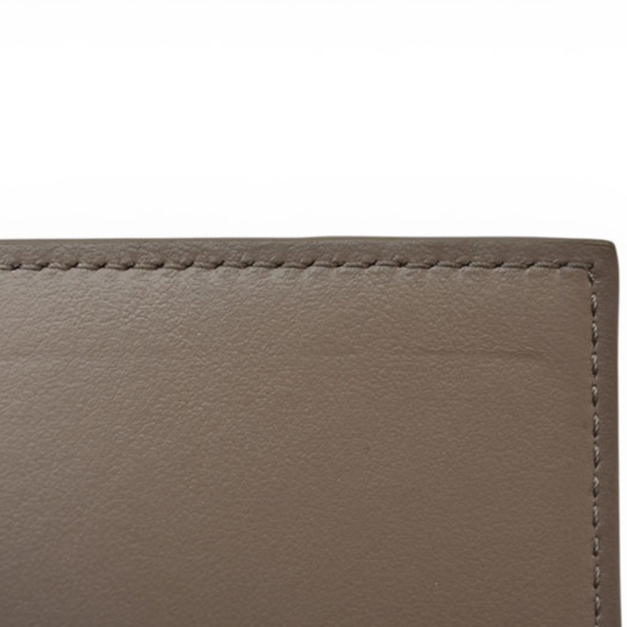 Celine Blue Gray Leather Wallet (Bi-Fold) (Pre-Owned)