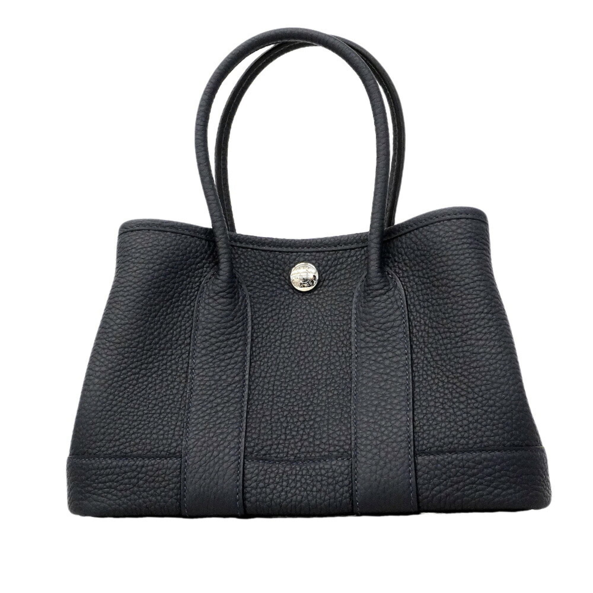 Hermes Blue Nuit Togo Leather Tote Bag (Pre-Owned)
