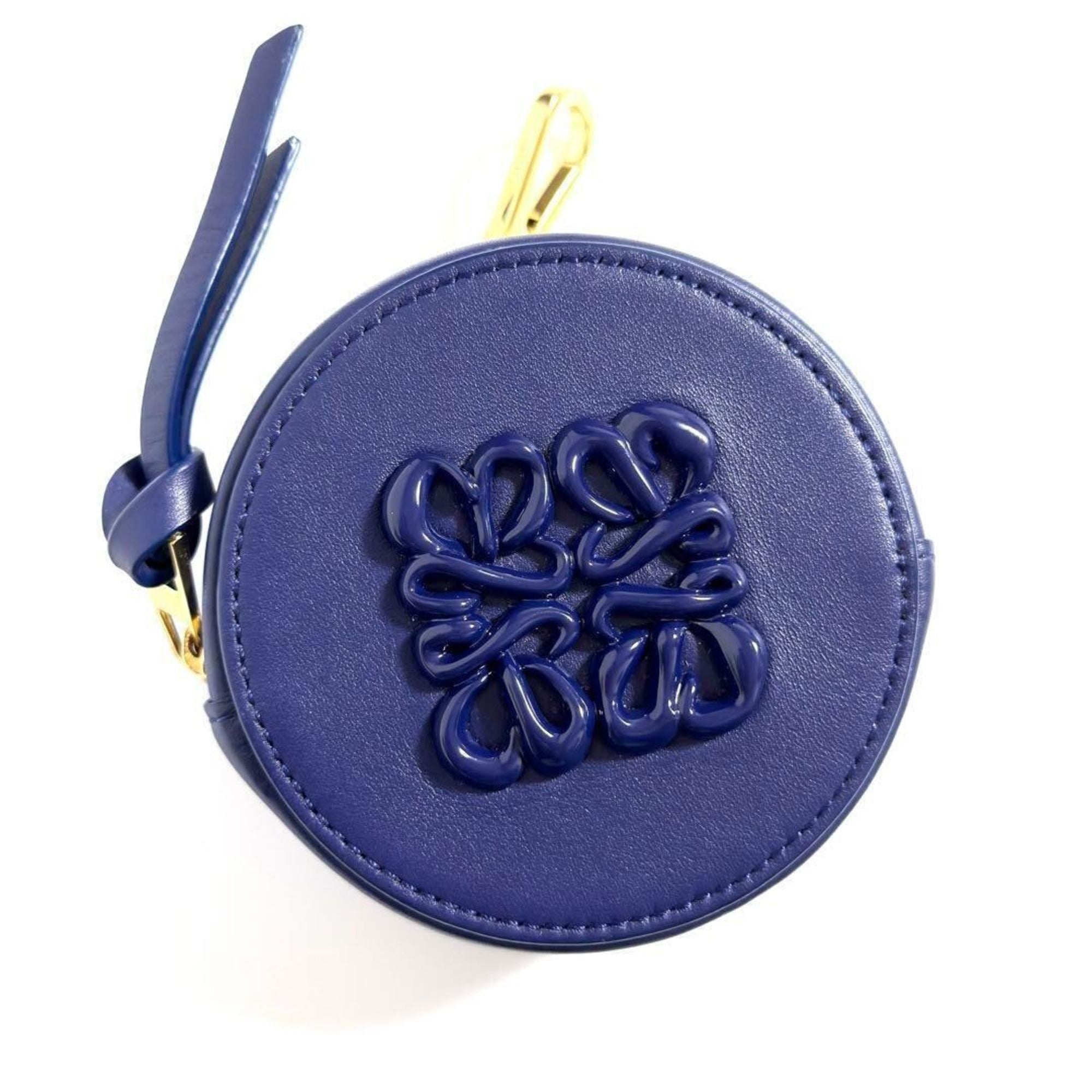 Loewe Leather Metal Coin Purse/Coin Case (Pre-Owned)