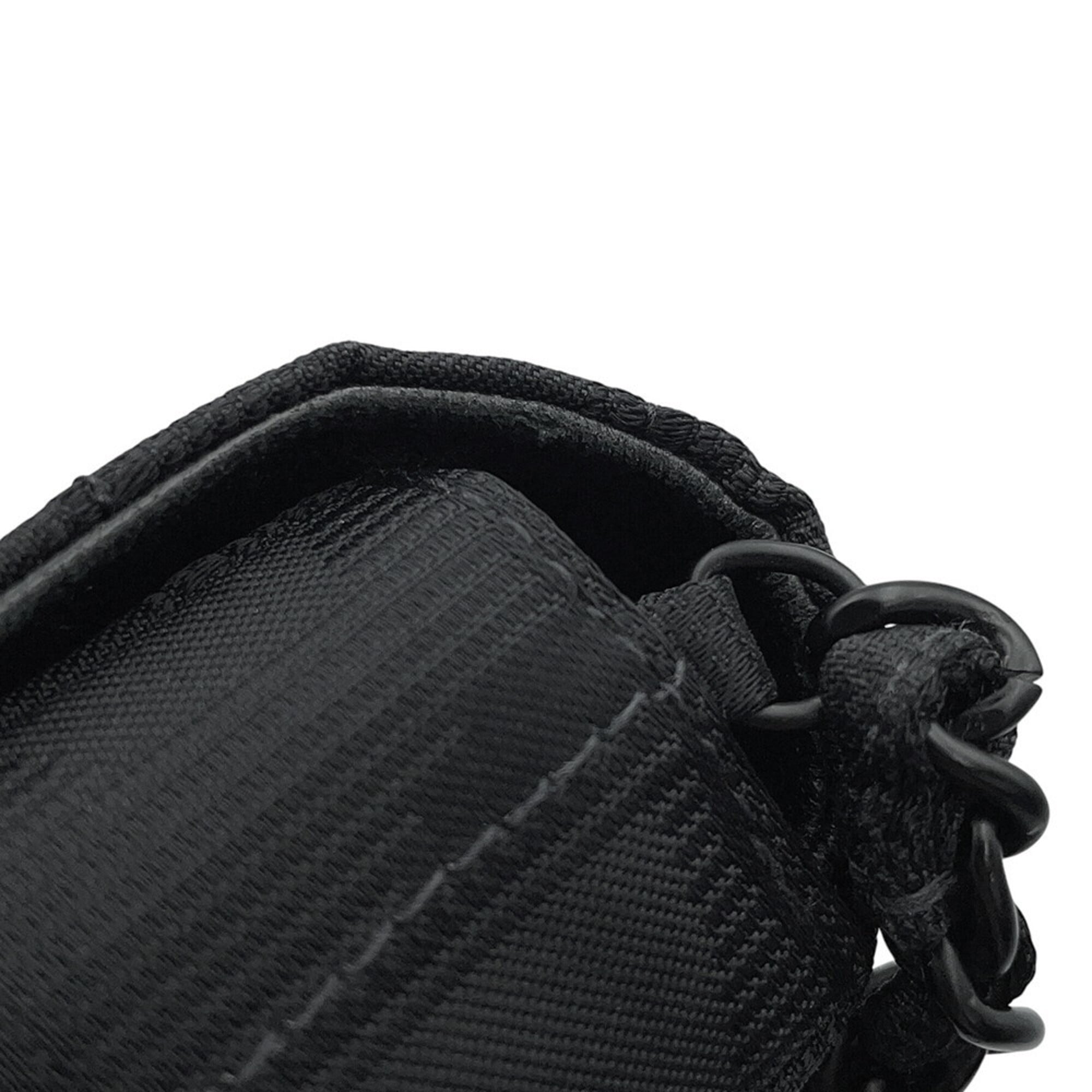 Chanel New Travel Line Black Nylon Handbag Shoulder Bag (Pre-Owned)