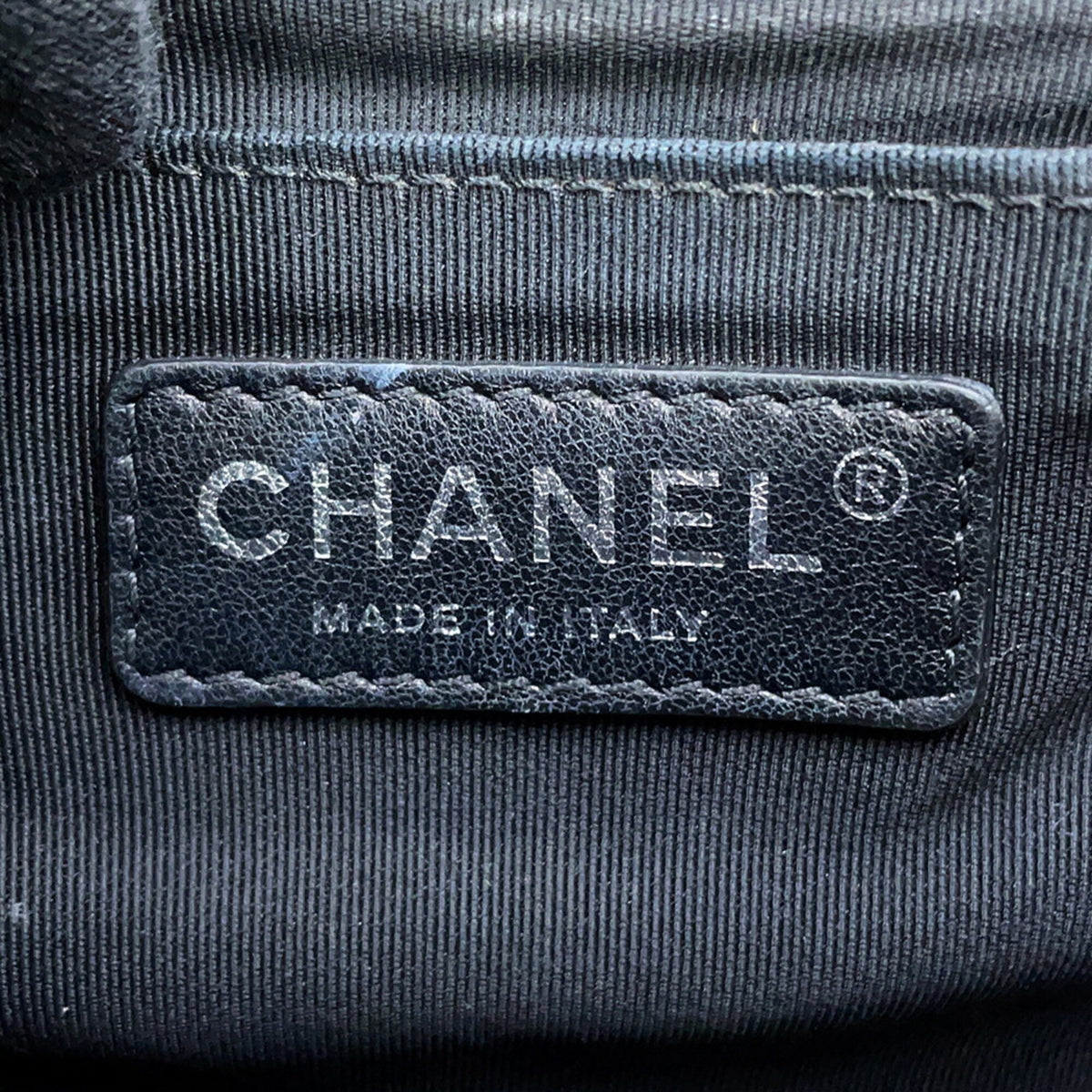 Chanel Matelasse Black Patent Leather Handbag Shoulder Bag (Pre-Owned)