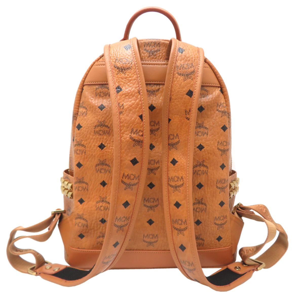 Mcm Brown Pvc Backpack (Pre-Owned)