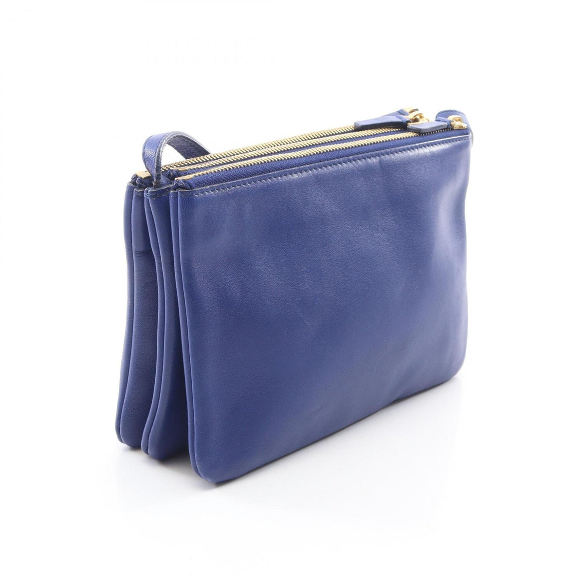 Celine Blue Leather Shoulder Bag (Pre-Owned)
