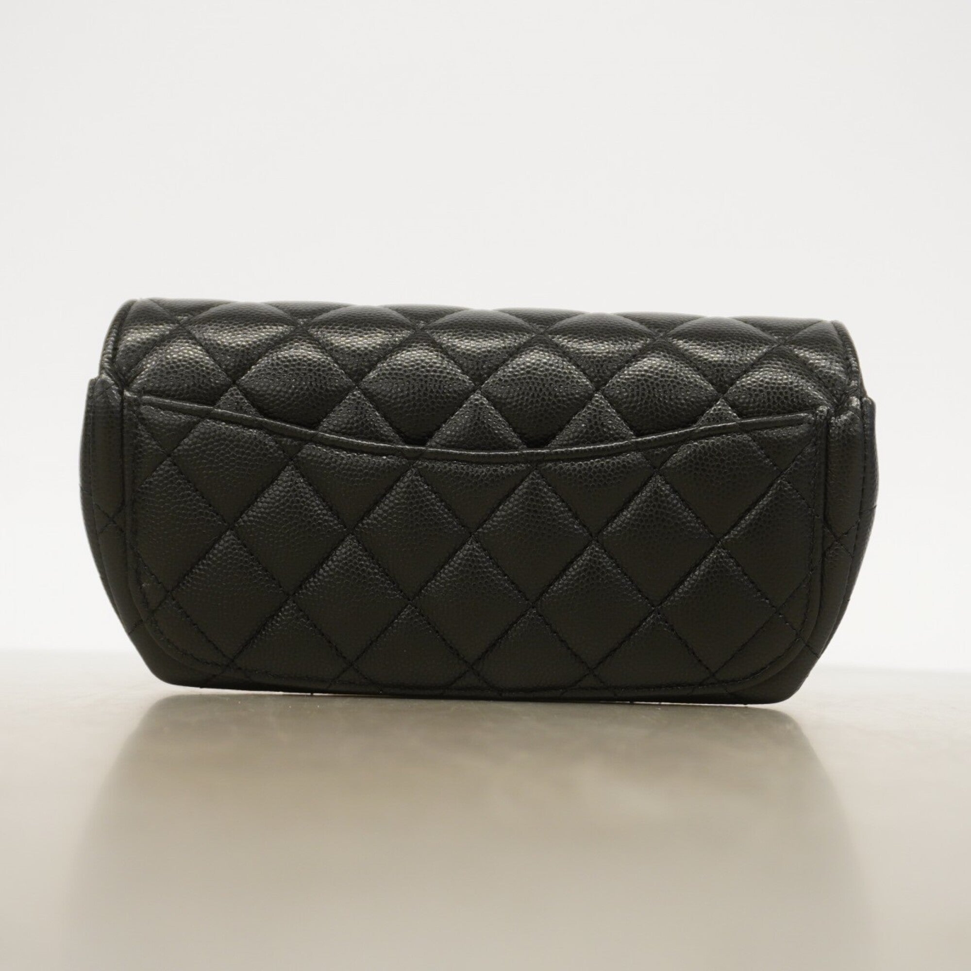 Chanel Black Grained Calfskin (Pre-Owned)