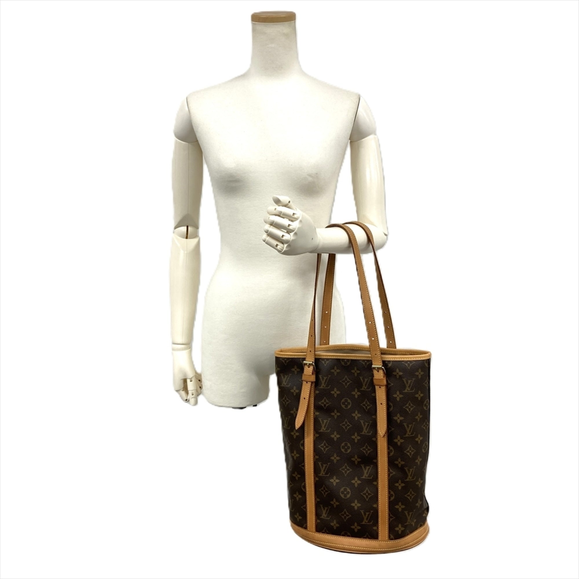 Louis Vuitton Brown Monogram Canvas Tote Bag (Pre-Owned)