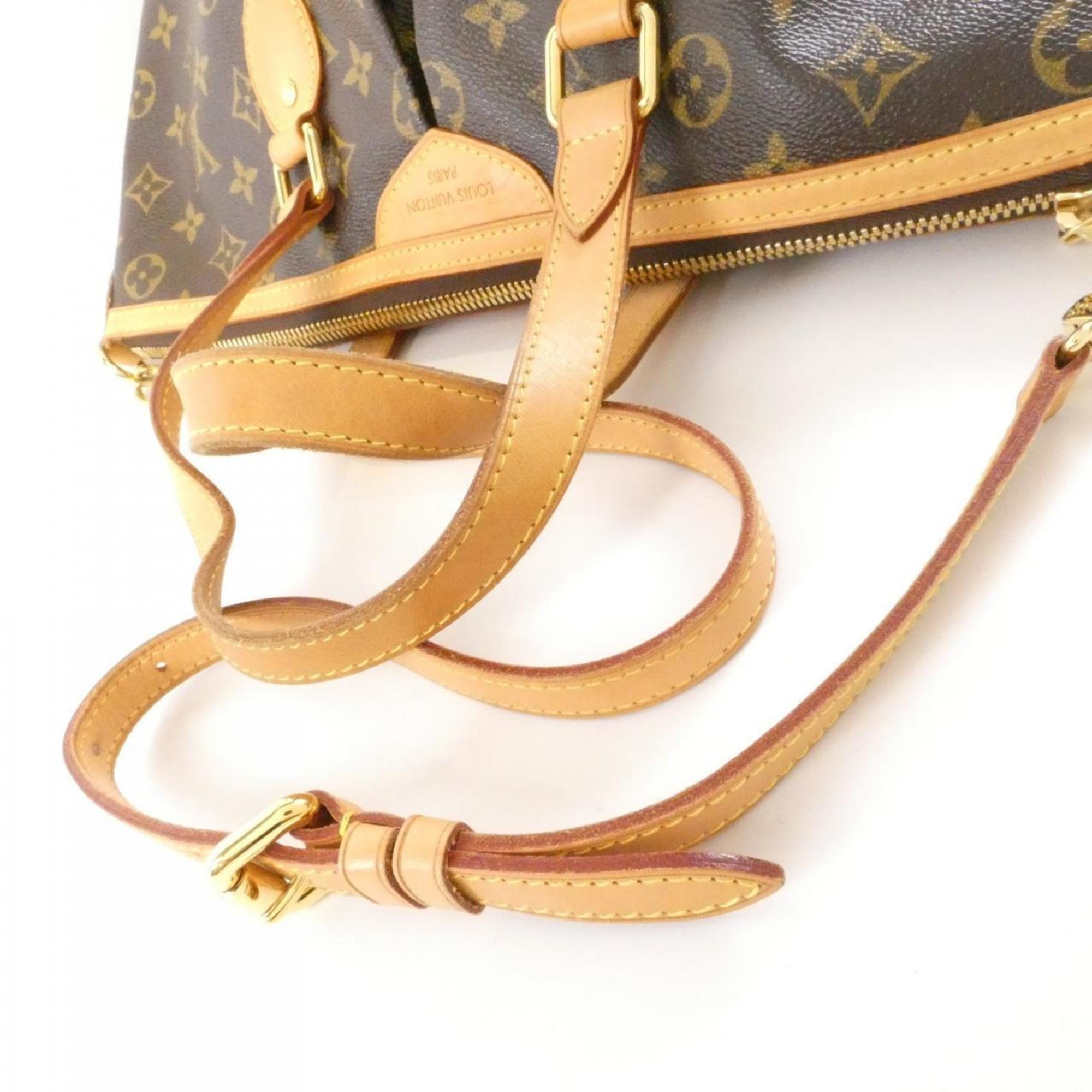 Louis Vuitton Marron Coated Canvas Handbag (Pre-Owned)
