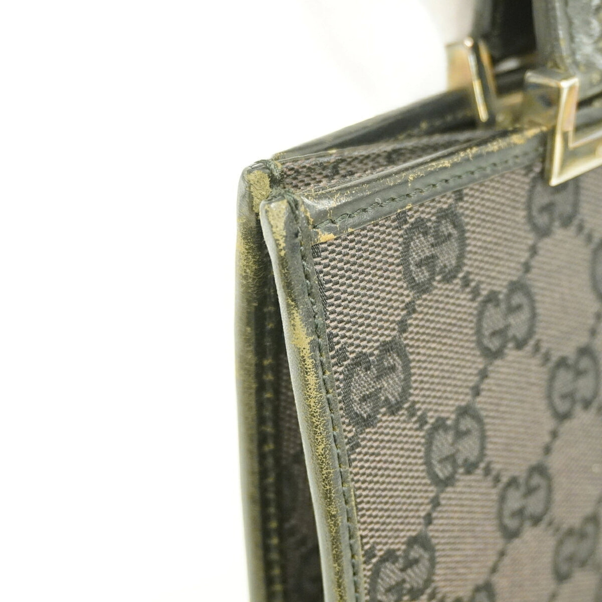 Gucci Black Canvas Shoulder Bag (Pre-Owned)