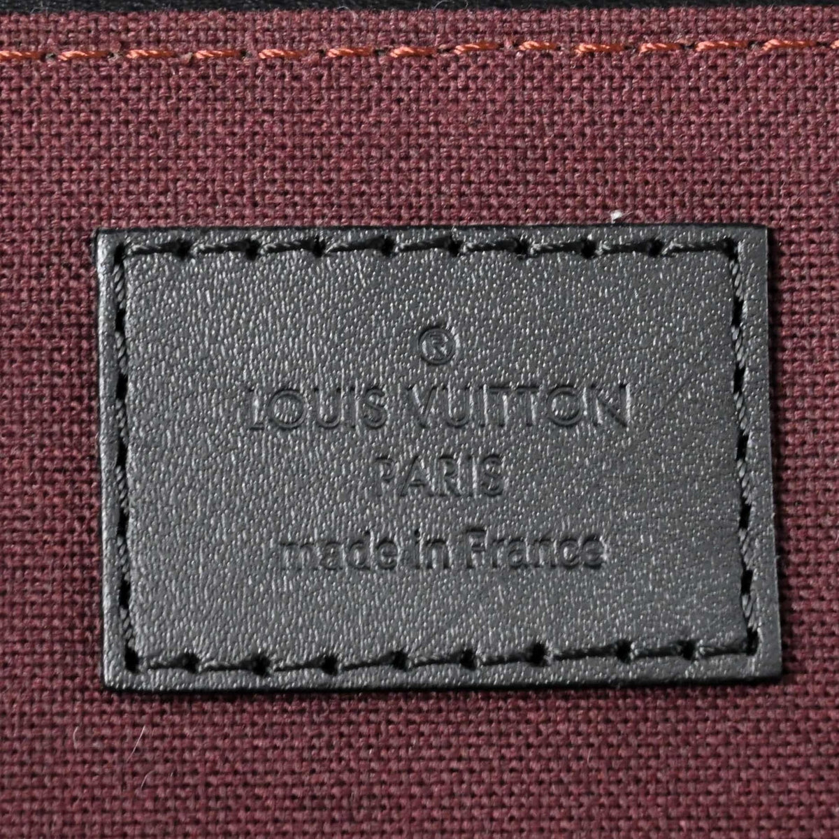 Louis Vuitton Black Brown Leather Backpack (Pre-Owned)