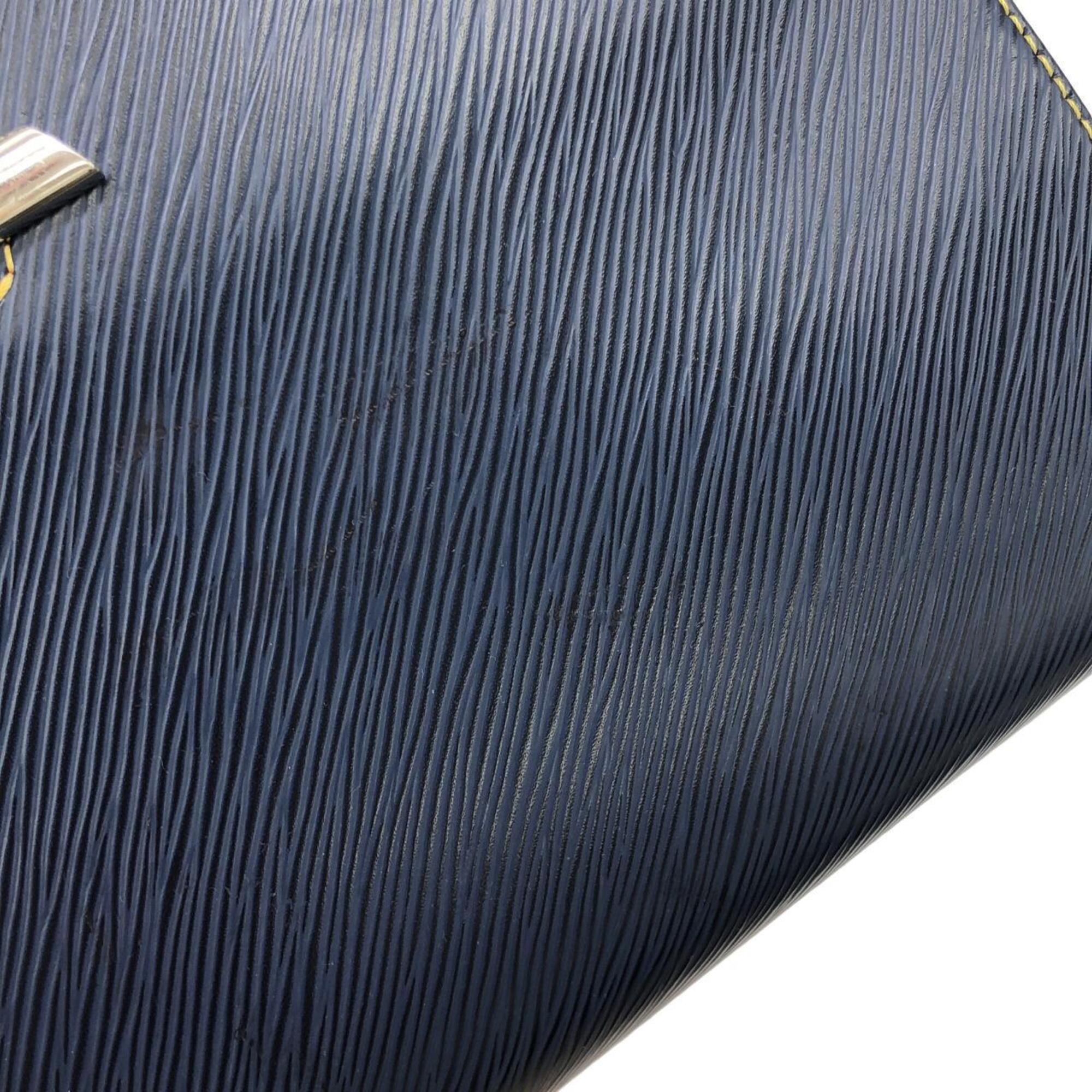 Louis Vuitton Blue Leather Handbag (Pre-Owned)