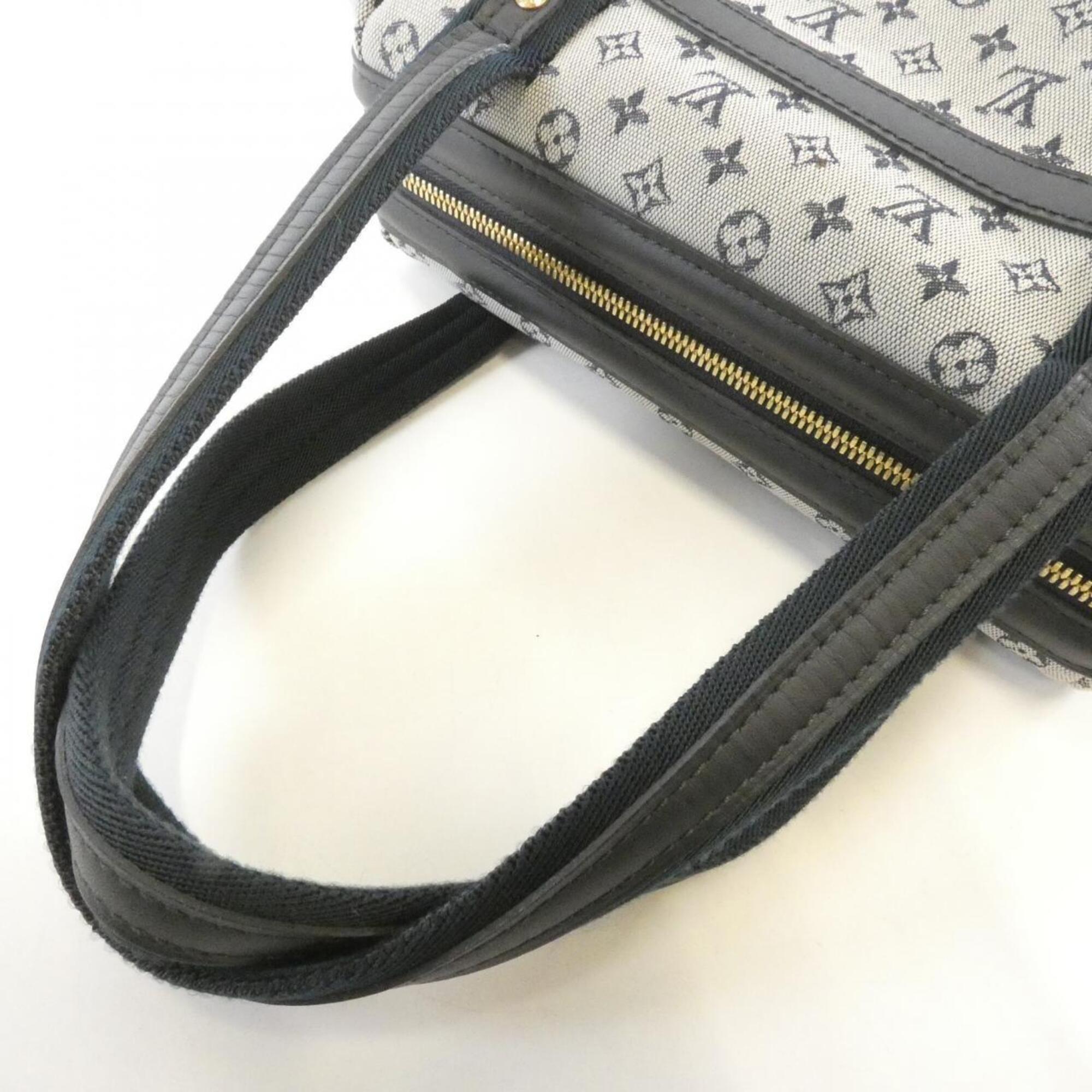 Louis Vuitton Blue Canvas Handbag (Pre-Owned)