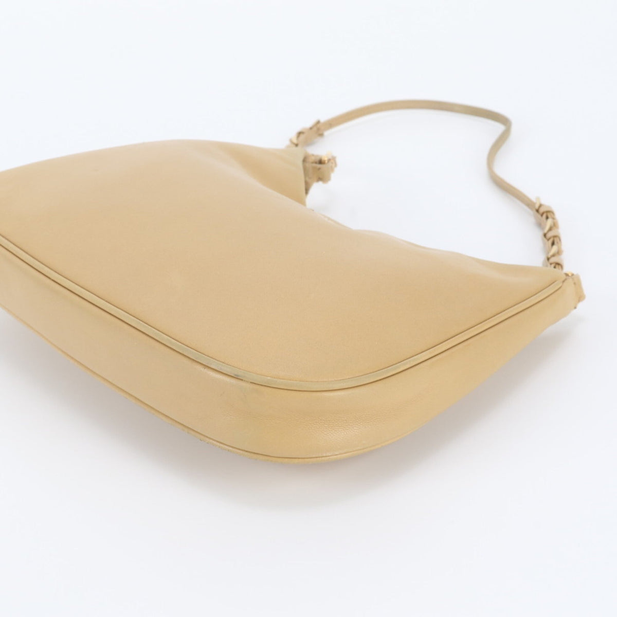 Prada Yellow Leather Shoulder Bag (Pre-Owned)