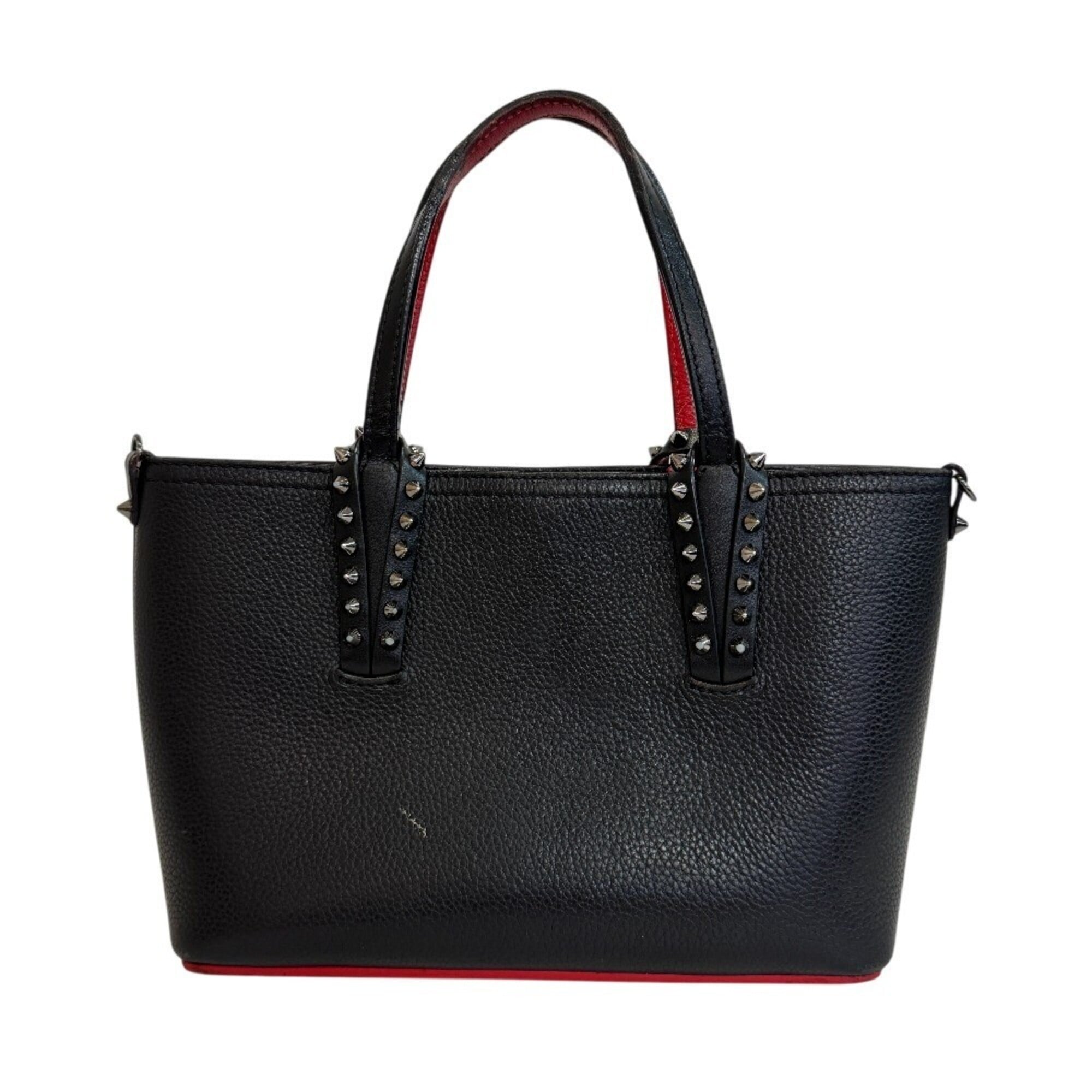 Christian Louboutin Black Leather Handbag (Pre-Owned)