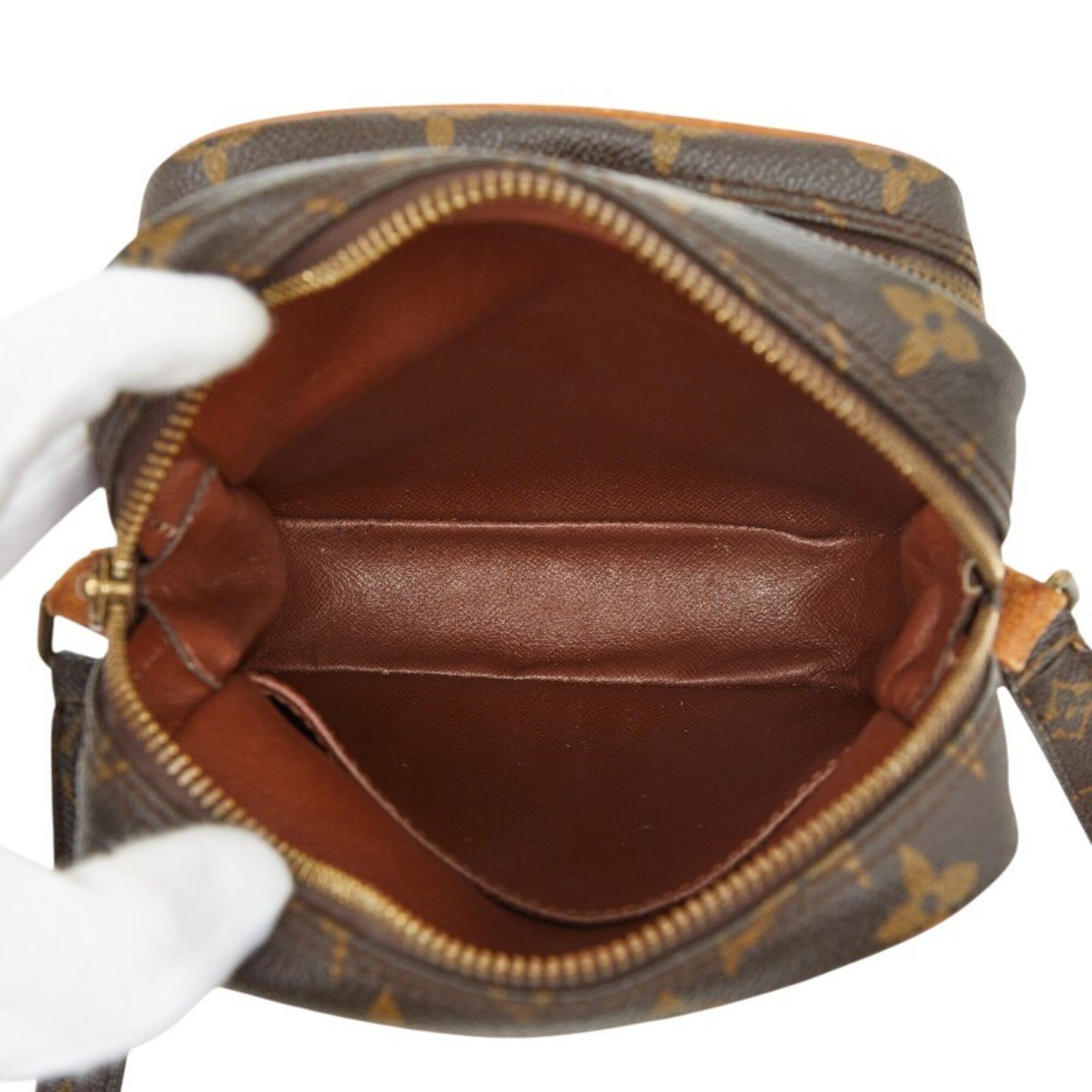 Louis Vuitton Brown Pvc Leather Shoulder Bag (Pre-Owned)