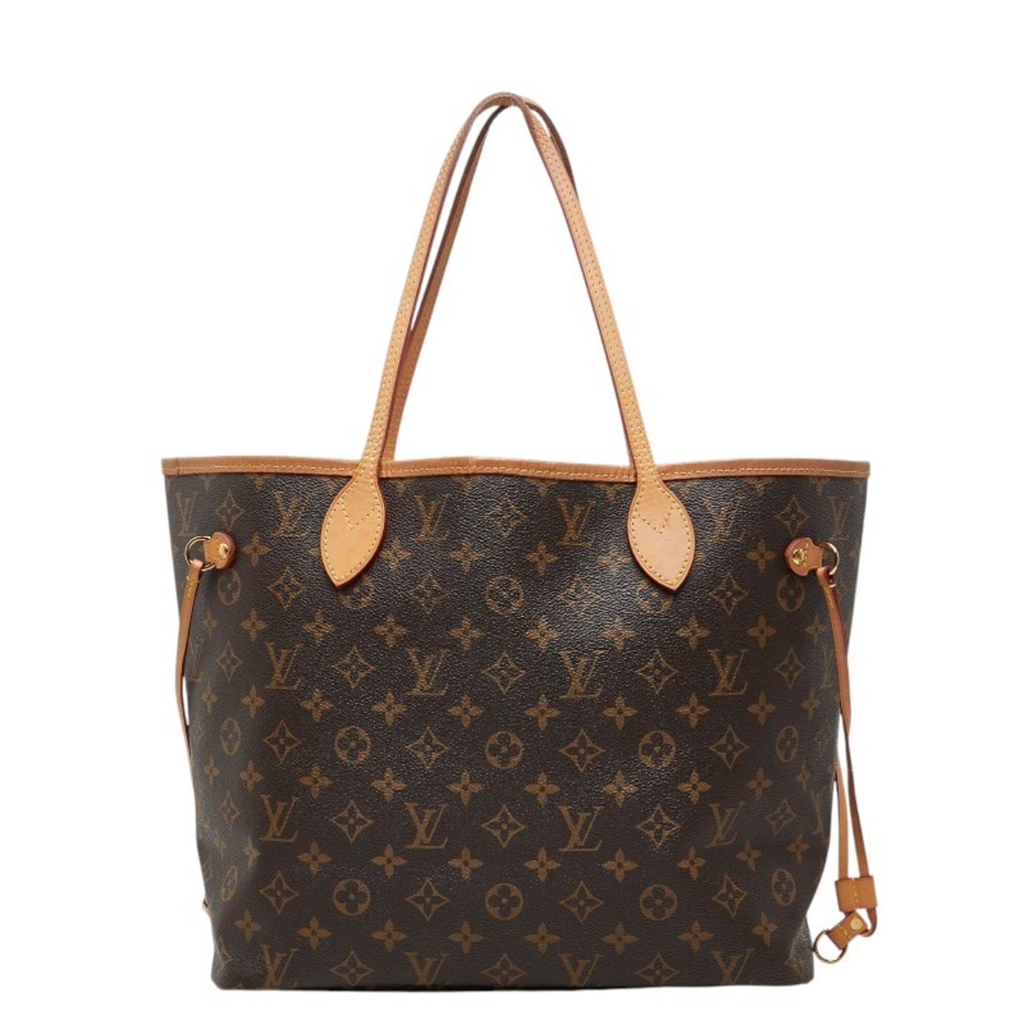 Louis Vuitton Brown Pink Pvc Leather Shoulder Bag Tote Bag (Pre-Owned)