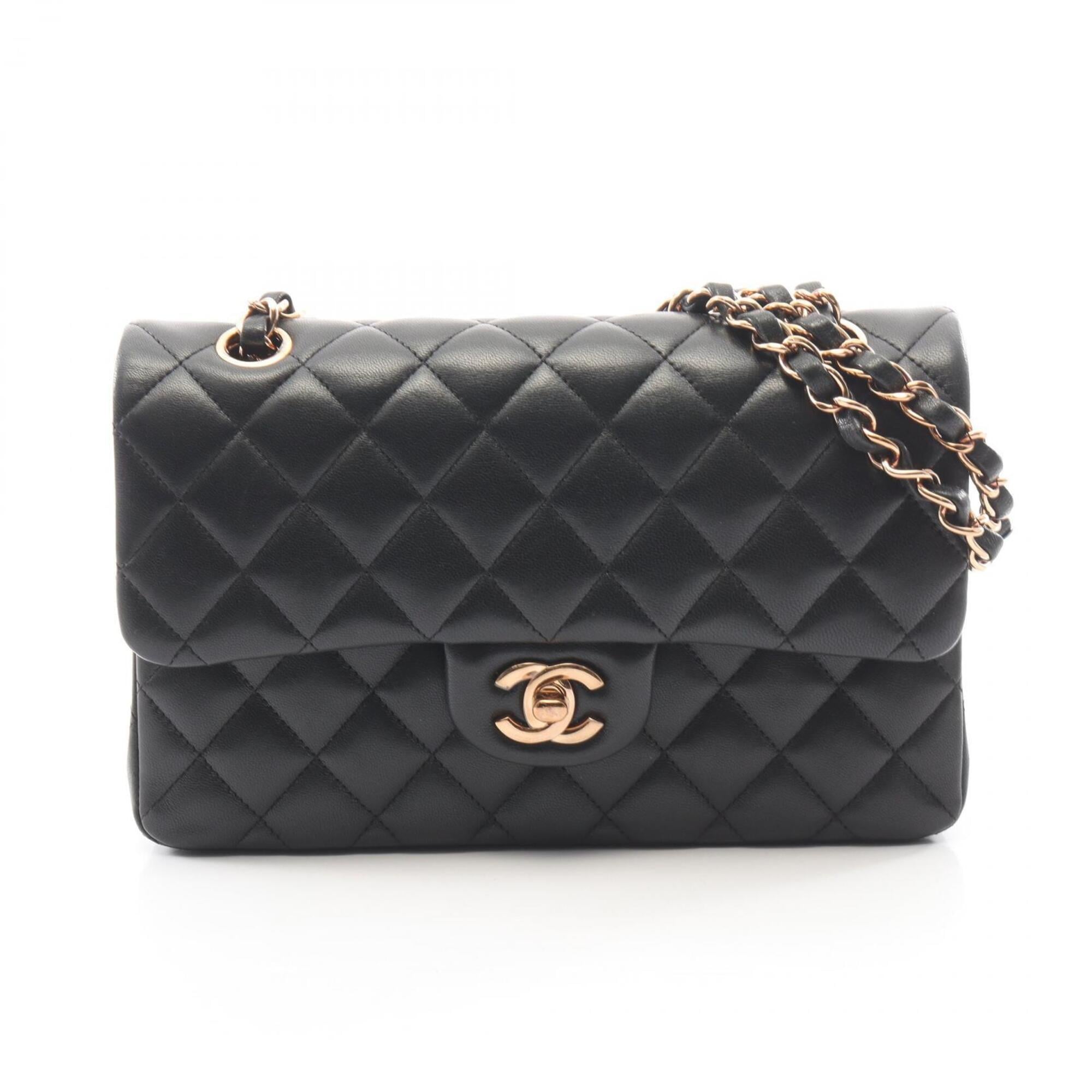 Chanel Black Handbag Shoulder Bag (Pre-Owned)